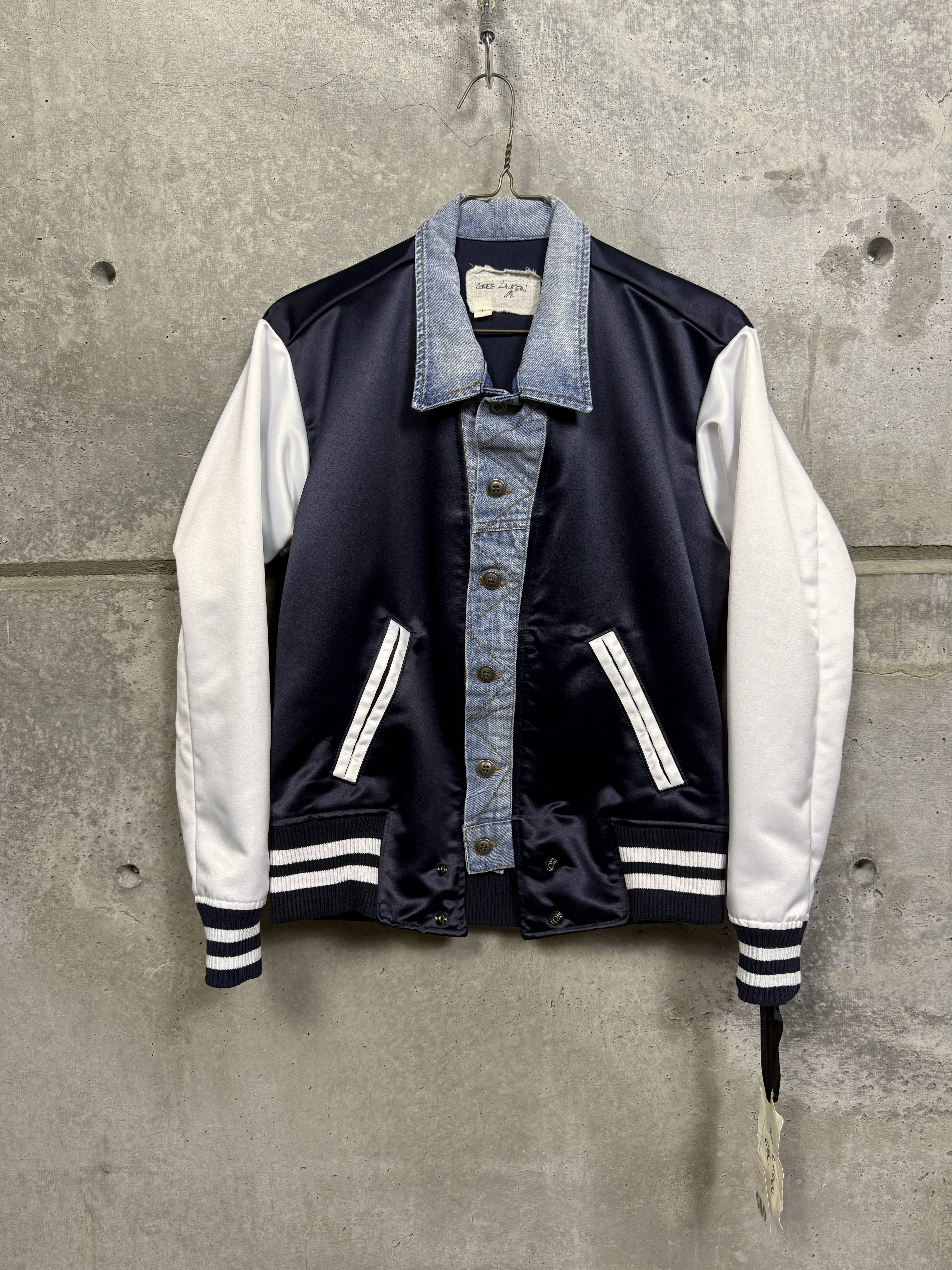 Greg Lauren $1475 Greg Lauren Trucker Front Satin Varsity Jacket Size US S / EU 44-46 / 1 - 1 Thumbnail
