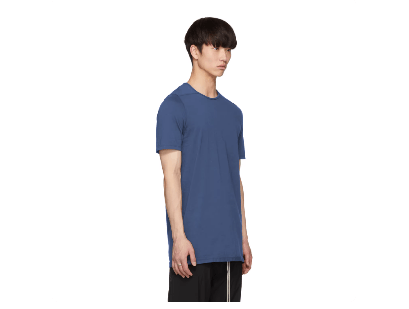 Rick Owens Rick Owens RO men's blue classic tee Size US S / EU 44-46 / 1 - 2 Thumbnail