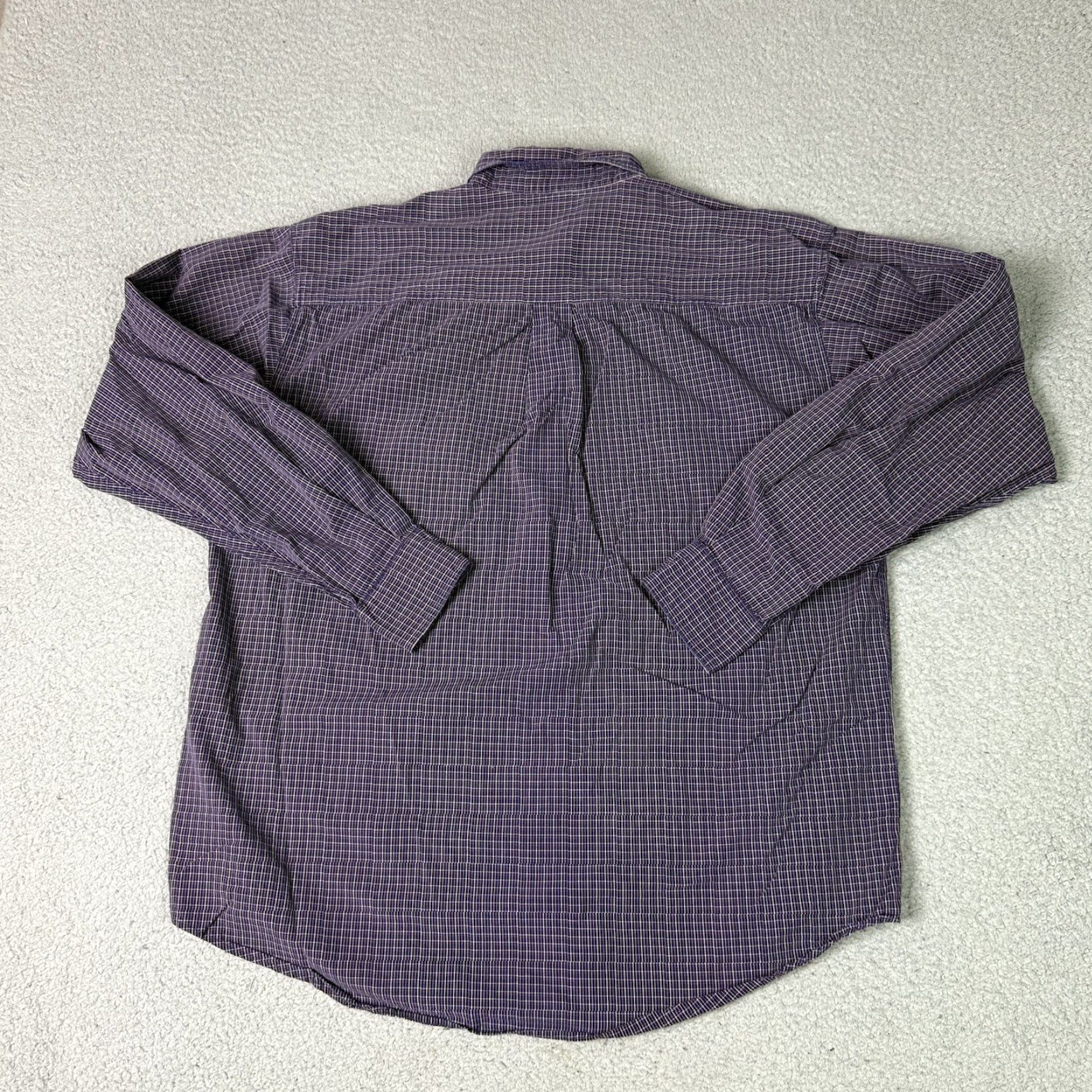 Vintage L.L. Bean Shirt Mens Large Blue Regular Button-Down Plaid Casual Soft Comfort Top Shirt Size US L / EU 52-54 / 3 - 4 Thumbnail