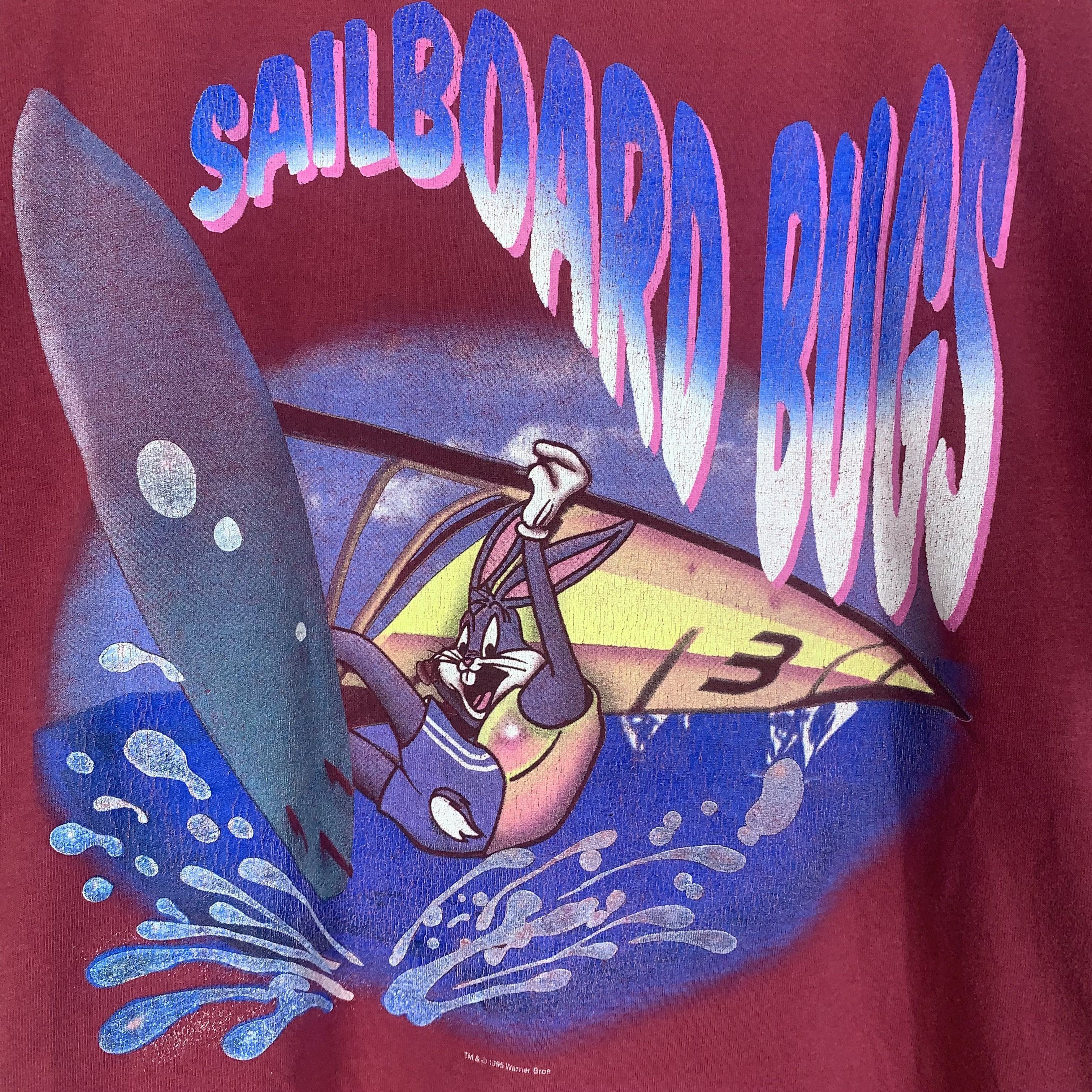 Warner Bros Vintage Warner Bros Sailboard Bugs Tshirt Size US M / EU 48-50 / 2 - 4 Thumbnail