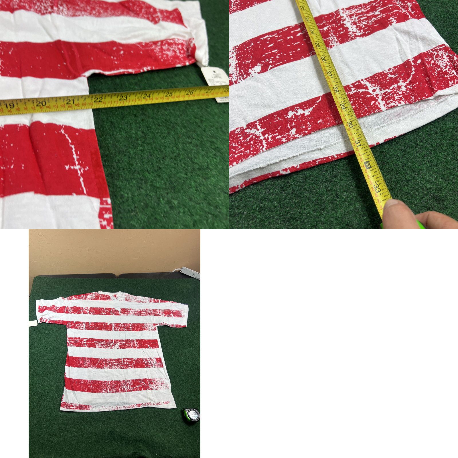 Vintage 90s Vintage USA United States American Flag All Over Print T-Shirt Mens L Star Size US L / EU 52-54 / 3 - 8 Thumbnail