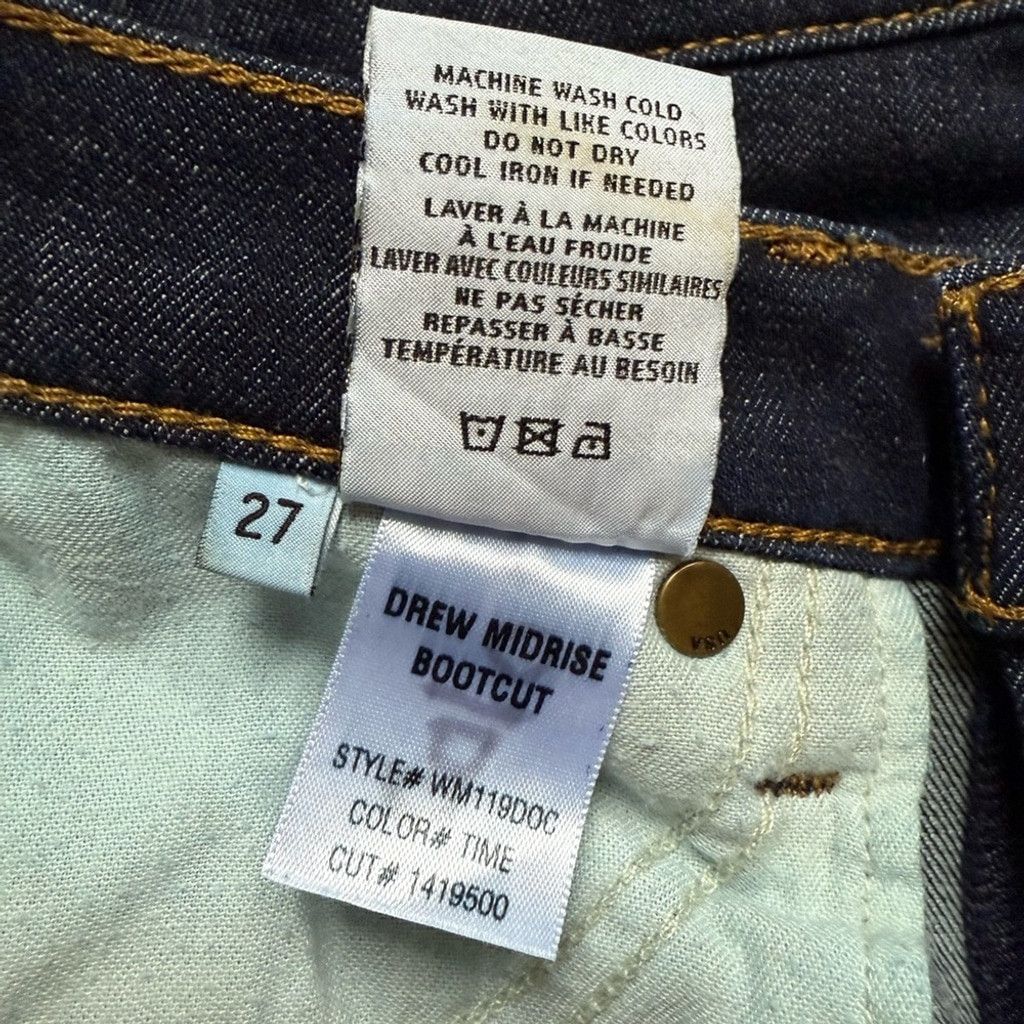 Hudson Hudson Jeans Drew Midrise Boot Cut Denim Size 27" / US 4 / IT 40 - 6 Thumbnail