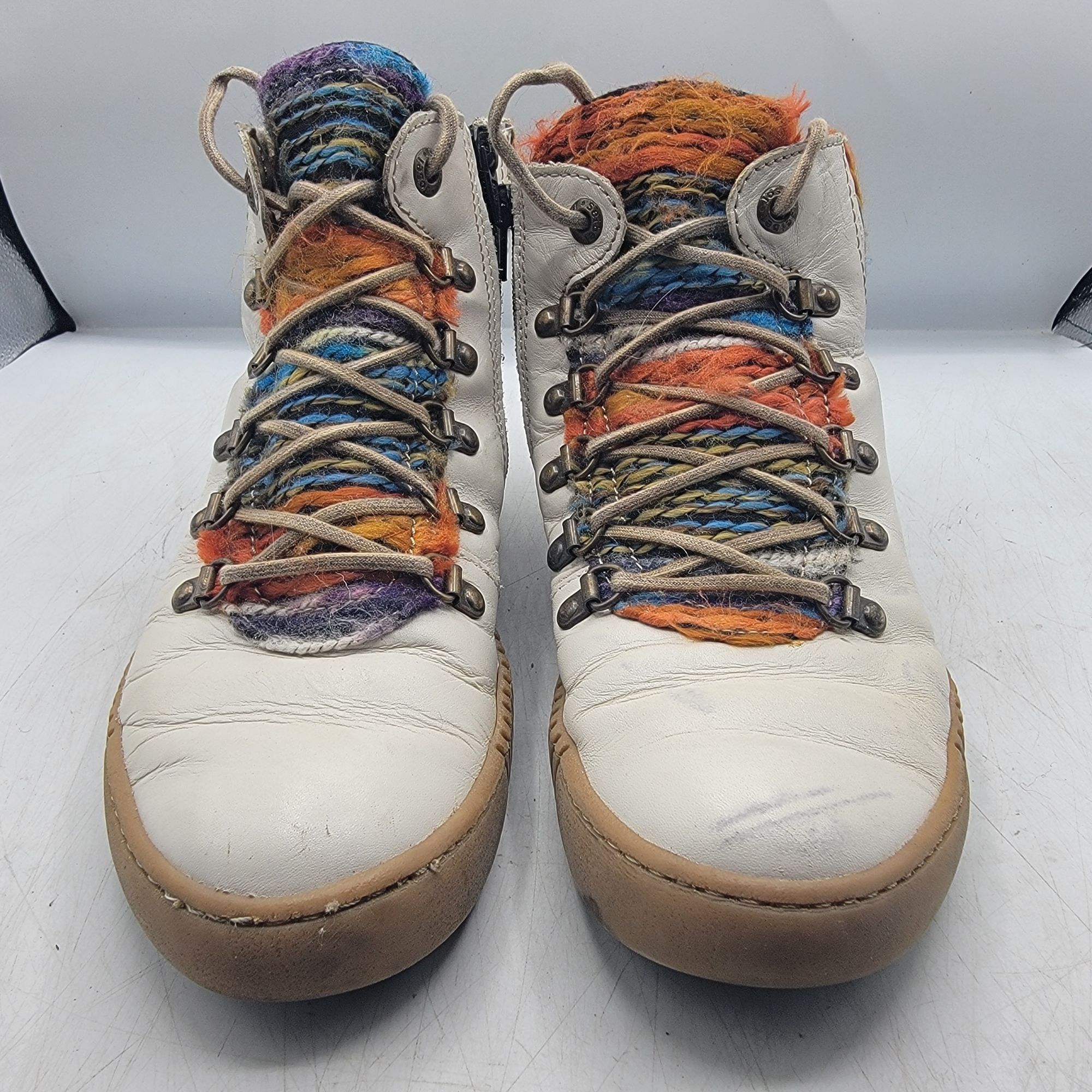 JOSEF SEIBAL Josef Seibel Maren 06 Womens 38 White Boots Winter Warm Casu Size US 8 / IT 38 - 2 Thumbnail