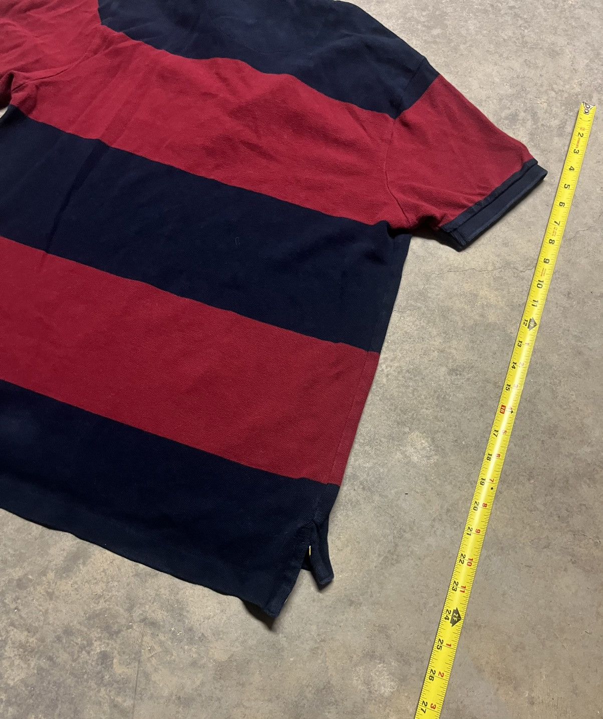 U.S. Polo Assn. U.S Polo Assn. Rugby Polo Shirt Maroon / Navy Blue Size US M / EU 48-50 / 2 - 7 Thumbnail