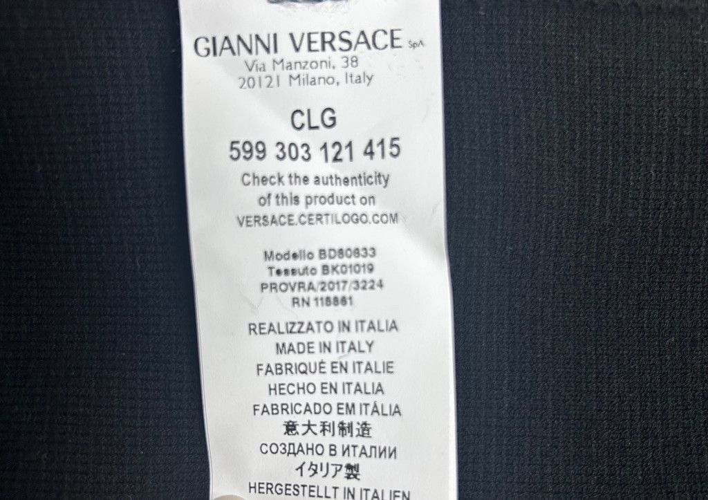 Versus Versace Women's Versus Versace Knit Dress, Size S, Black & Red Size S / US 4 / IT 40 - 12 Thumbnail