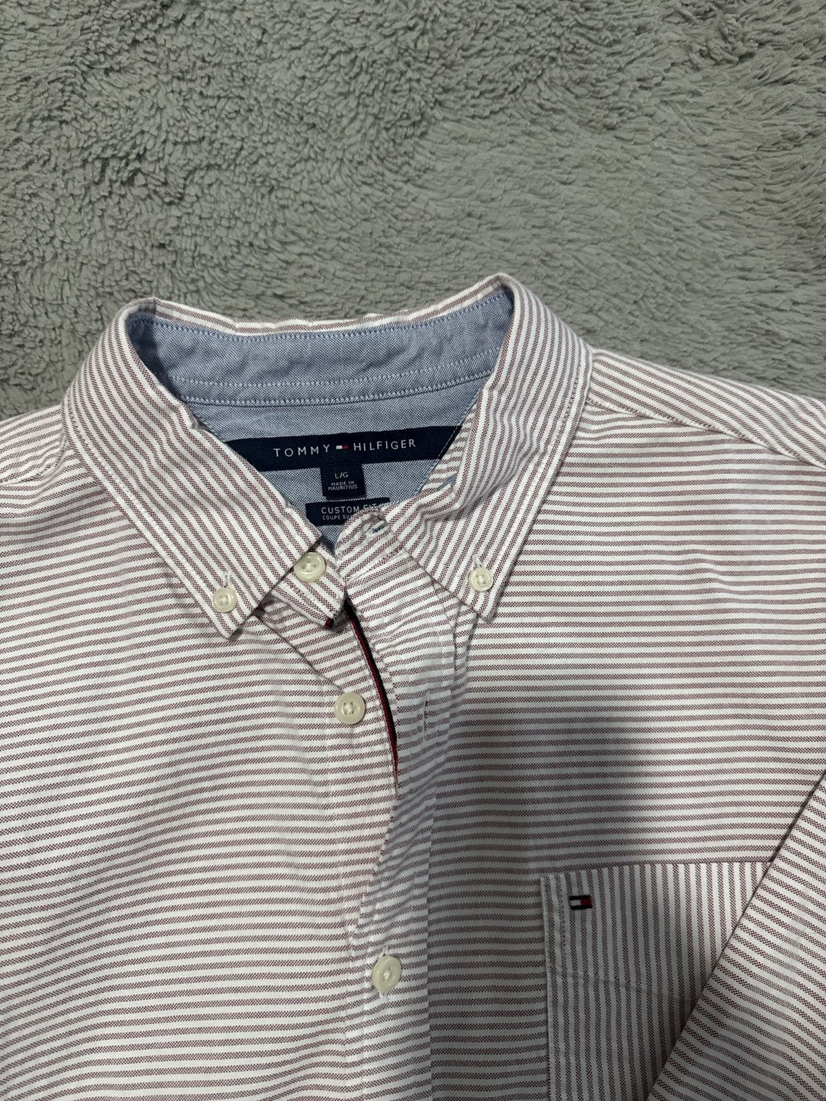 Tommy Hilfiger Tommy Hilfiger Striped Shirt Size US L / EU 52-54 / 3 - 2 Thumbnail