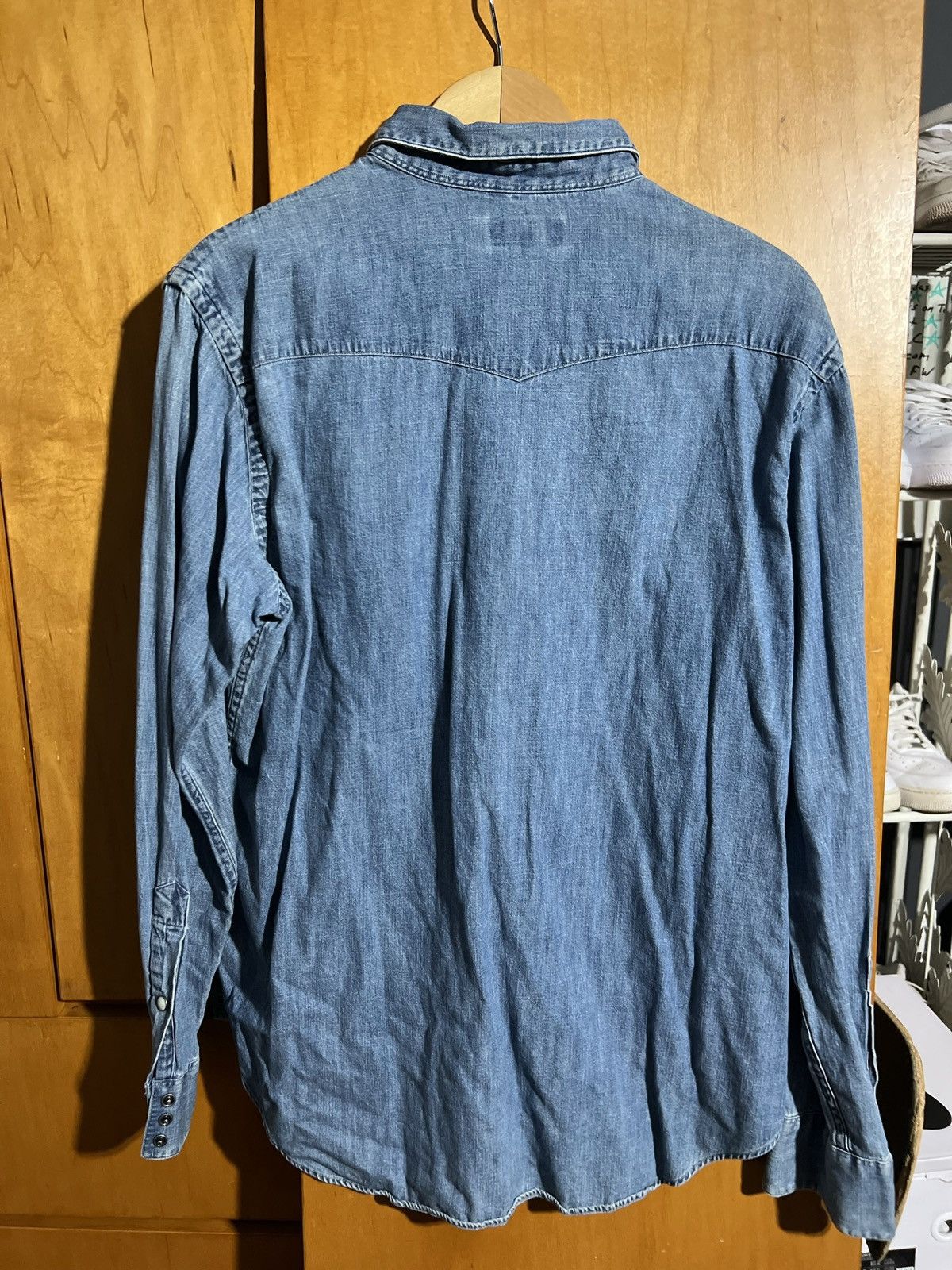Polo Ralph Lauren Polo Ralph Lauren Denim Jean Jacket Lightweight Size US L / EU 52-54 / 3 - 3 Thumbnail
