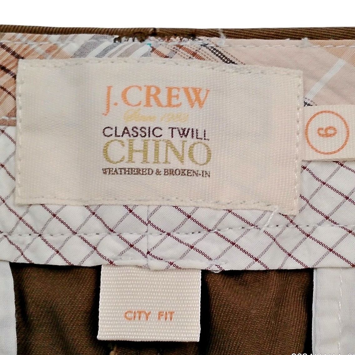 J.Crew J. Crew Classic Twill Weathered Chino City Fit Shorts 8.5" Size 28" / US 6 / IT 42 - 5 Thumbnail