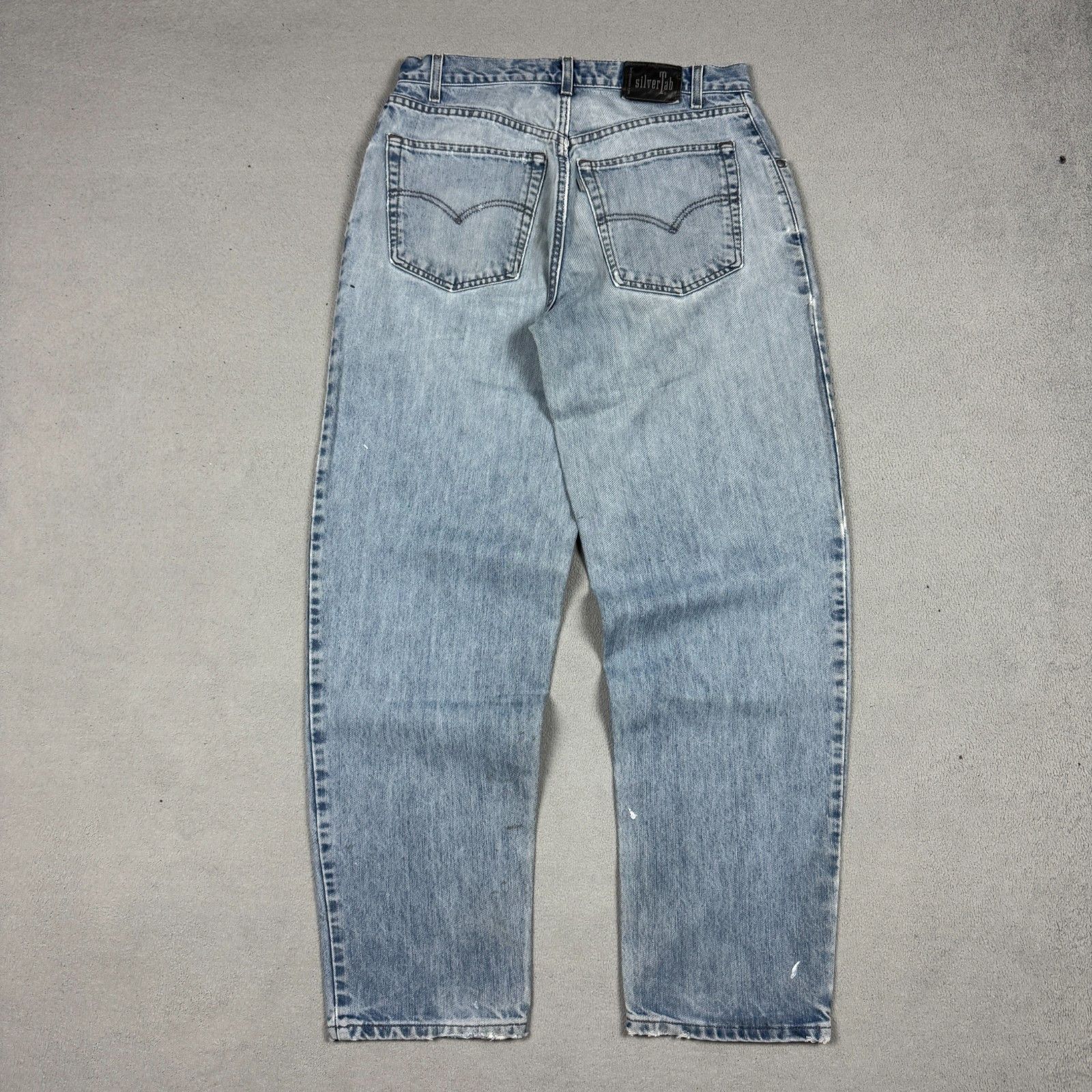 Levi's Vintage Clothing VTG Levi's SilverTab Jeans W33 L34 Paint Splatter Baggy Size US 33 - 14 Thumbnail