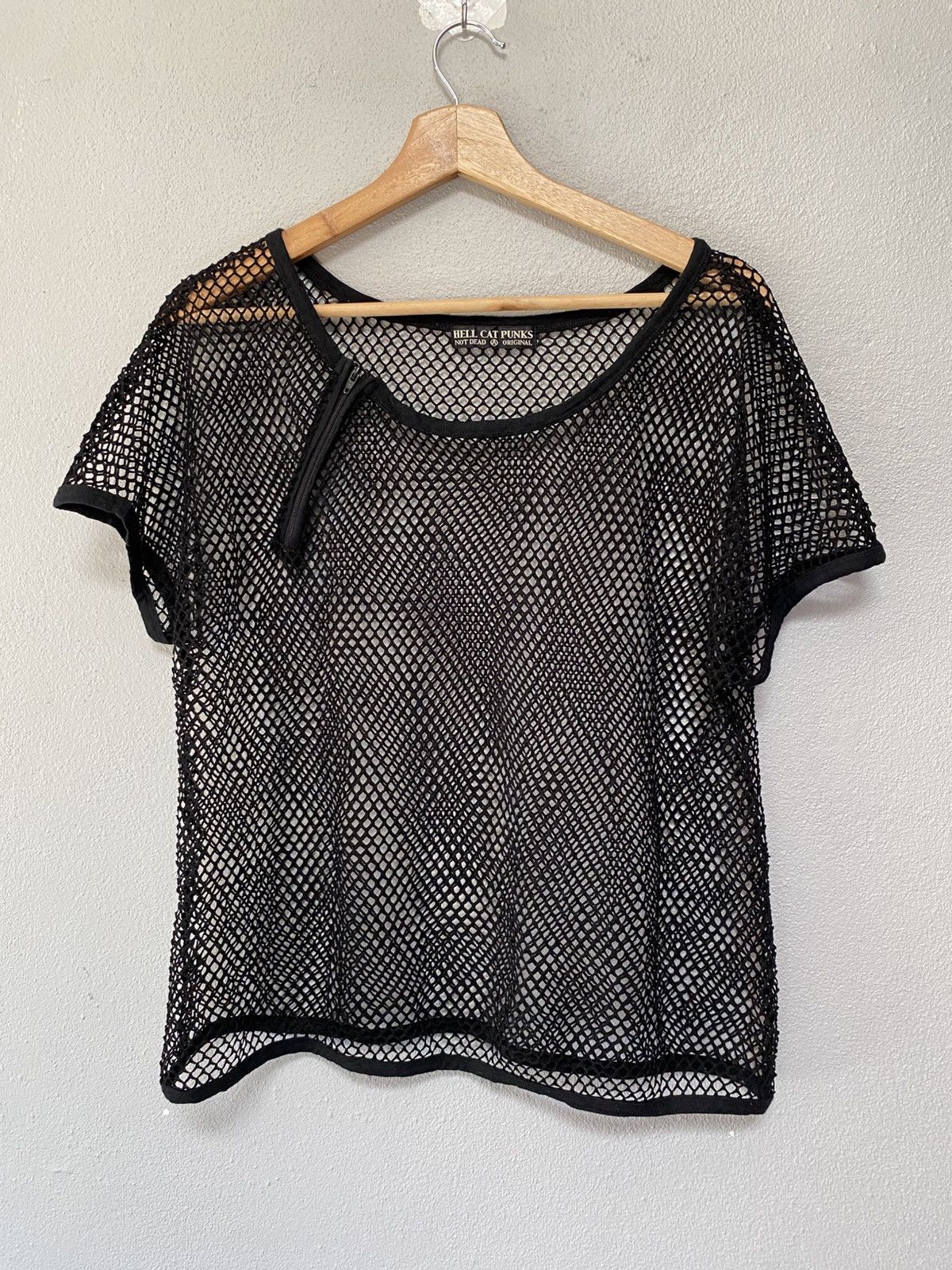 Japanese Brand Hell cat punks mesh shirt seditioneries style B4 Size US M / EU 48-50 / 2 - 5 Thumbnail