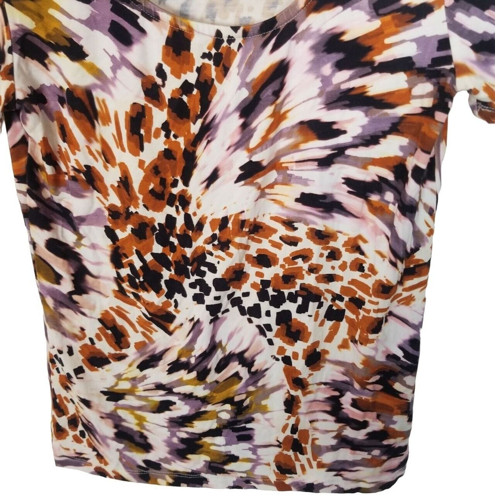 Karen Millen Karen Millen Cut Out Abstract Animal Print Top 8 Mob Wife Size M / US 6-8 / IT 42-44 - 3 Thumbnail