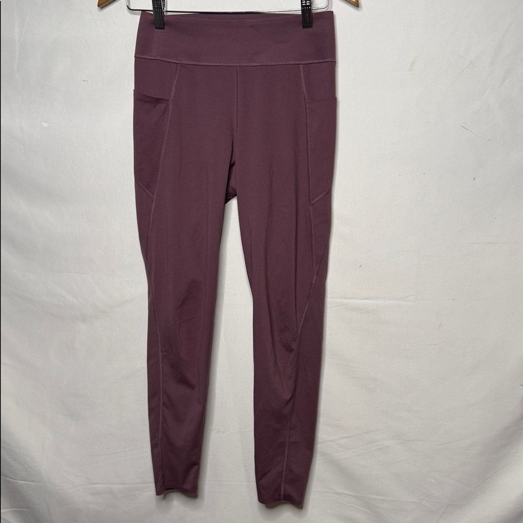 Uniqlo NWOT UNIQLO Airism ultra stretch purple leggings pockets S Size 26" / US 2 / IT 38 - 2 Thumbnail