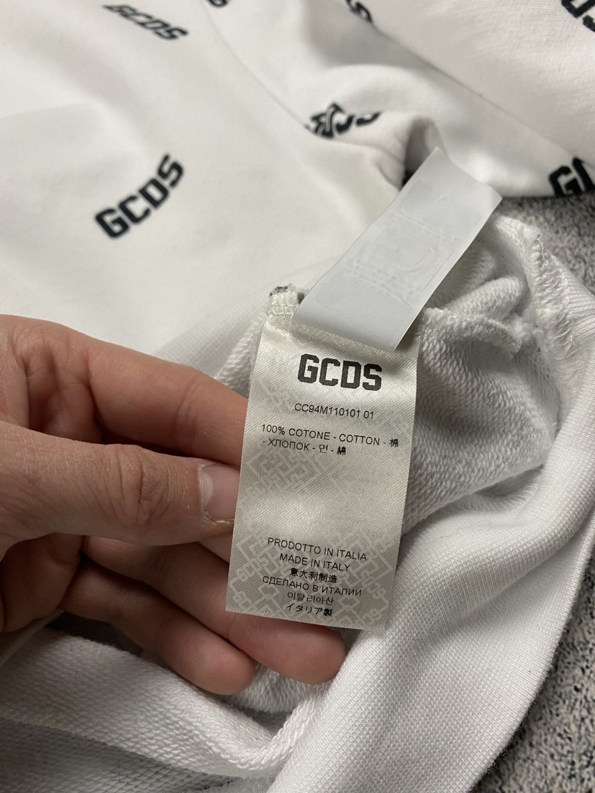 GCDS Rare GCDS Monogram Big Logo Hype Sweatshirt Size US L / EU 52-54 / 3 - 17 Thumbnail
