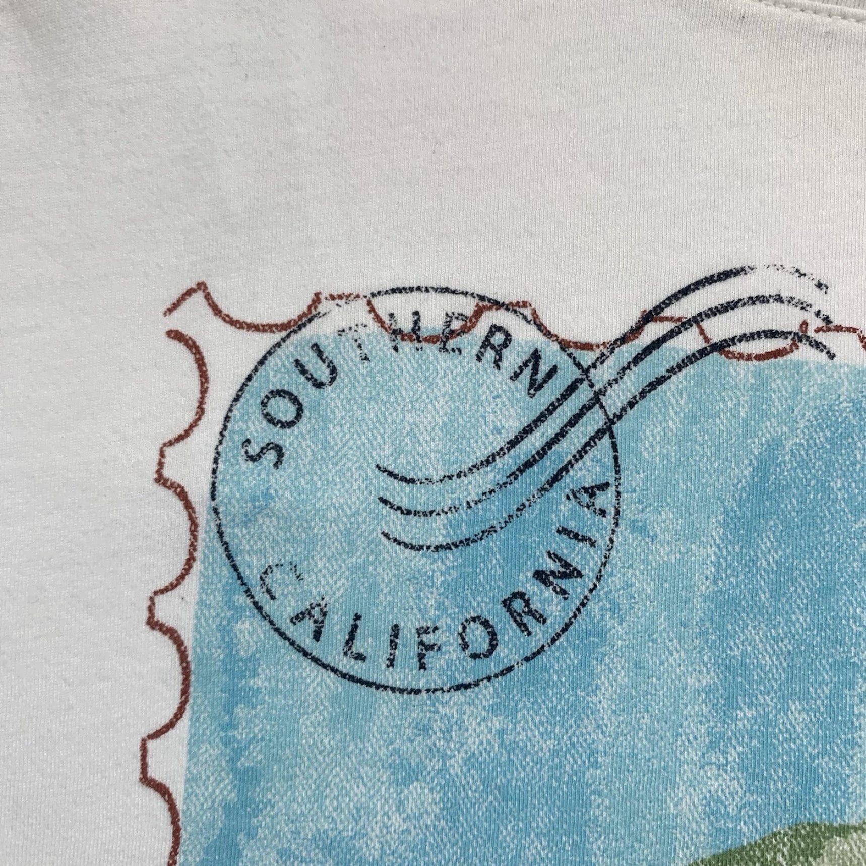 Vintage LC Lauren Conrad Women's XS White Graphic T-Shirt Poppy Flowers Art Casual California Size XS / US 0-2 / IT 36-38 - 6 Thumbnail