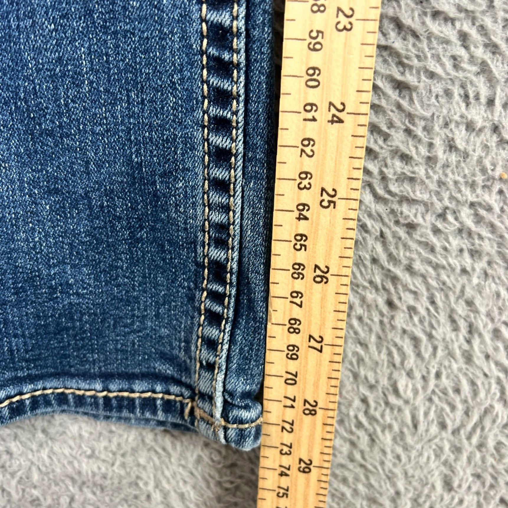 BKE VINTAGE BKE Jeans Men 29 Regular Fit Straight Stretch Dark Denim Cowboy Style Size US 29 - 6 Thumbnail