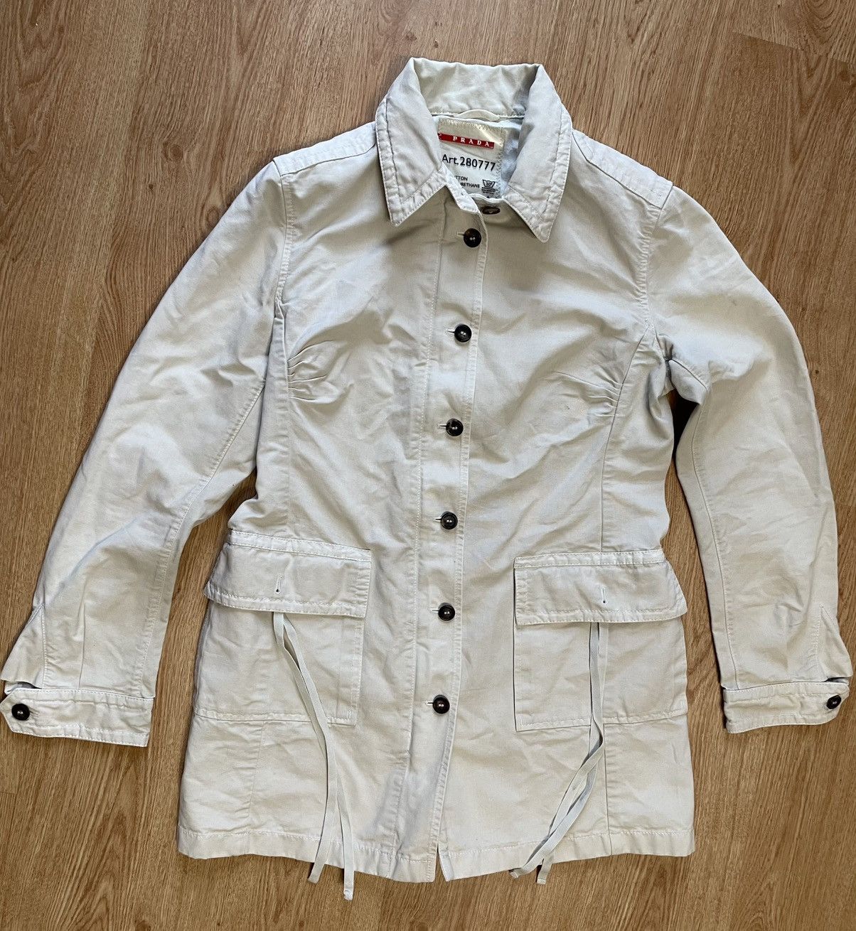 Prada vintage Prada coat Size L / US 10 / IT 46 - 1 Thumbnail