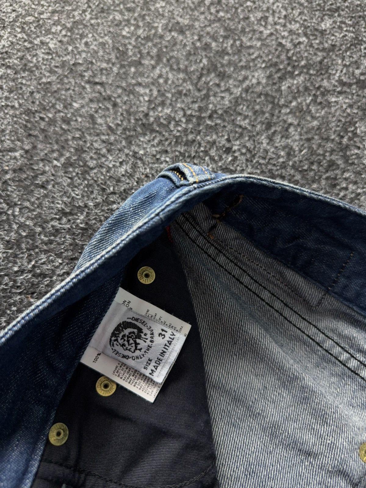 Diesel Vintage 00s Luxury Distressed Diesel Flared Denim pants Size 31" - 8 Thumbnail