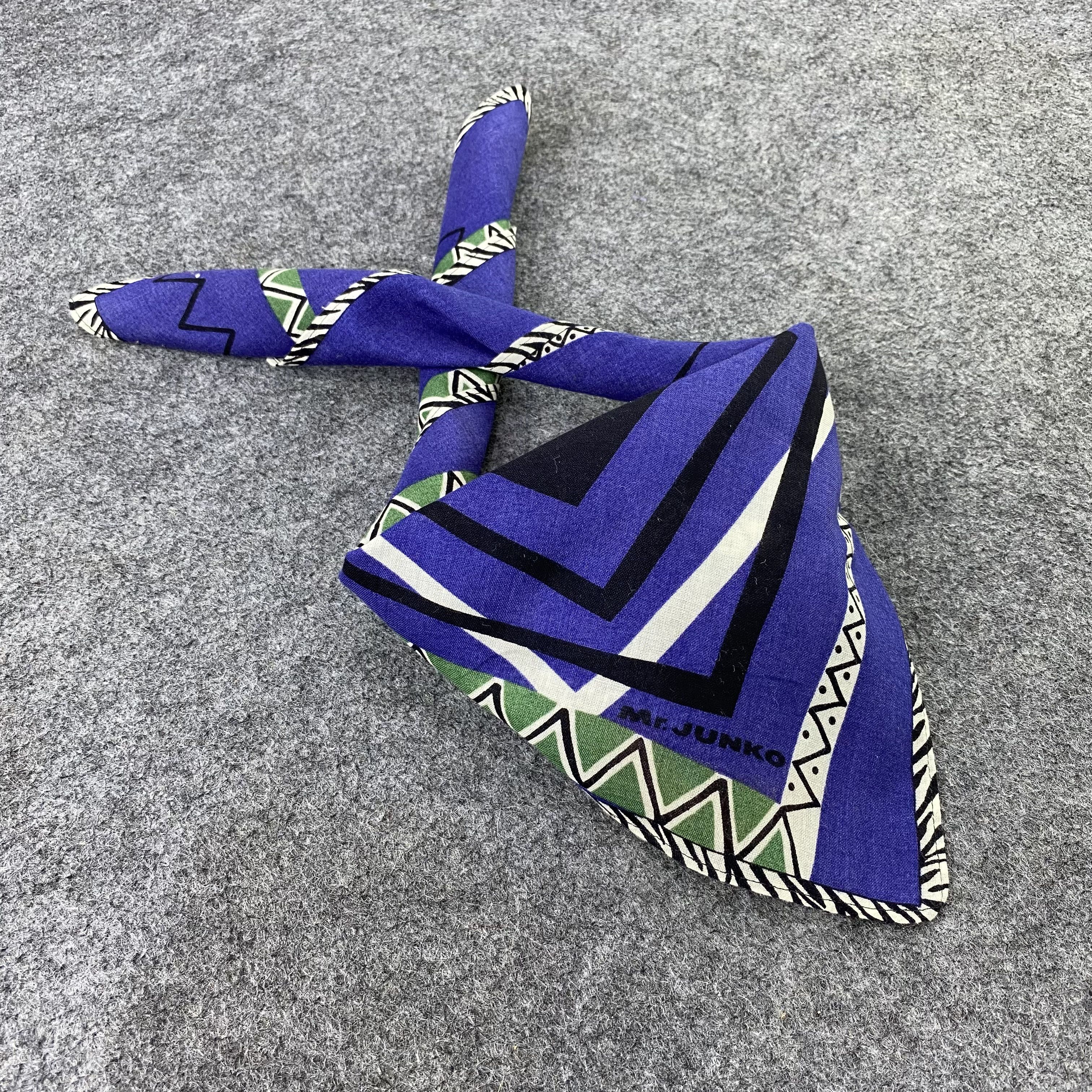 Japanese Brand Mr. Junko Handkerchief / Bandana / Neckerchief -B771 Size ONE SIZE - 1 Thumbnail