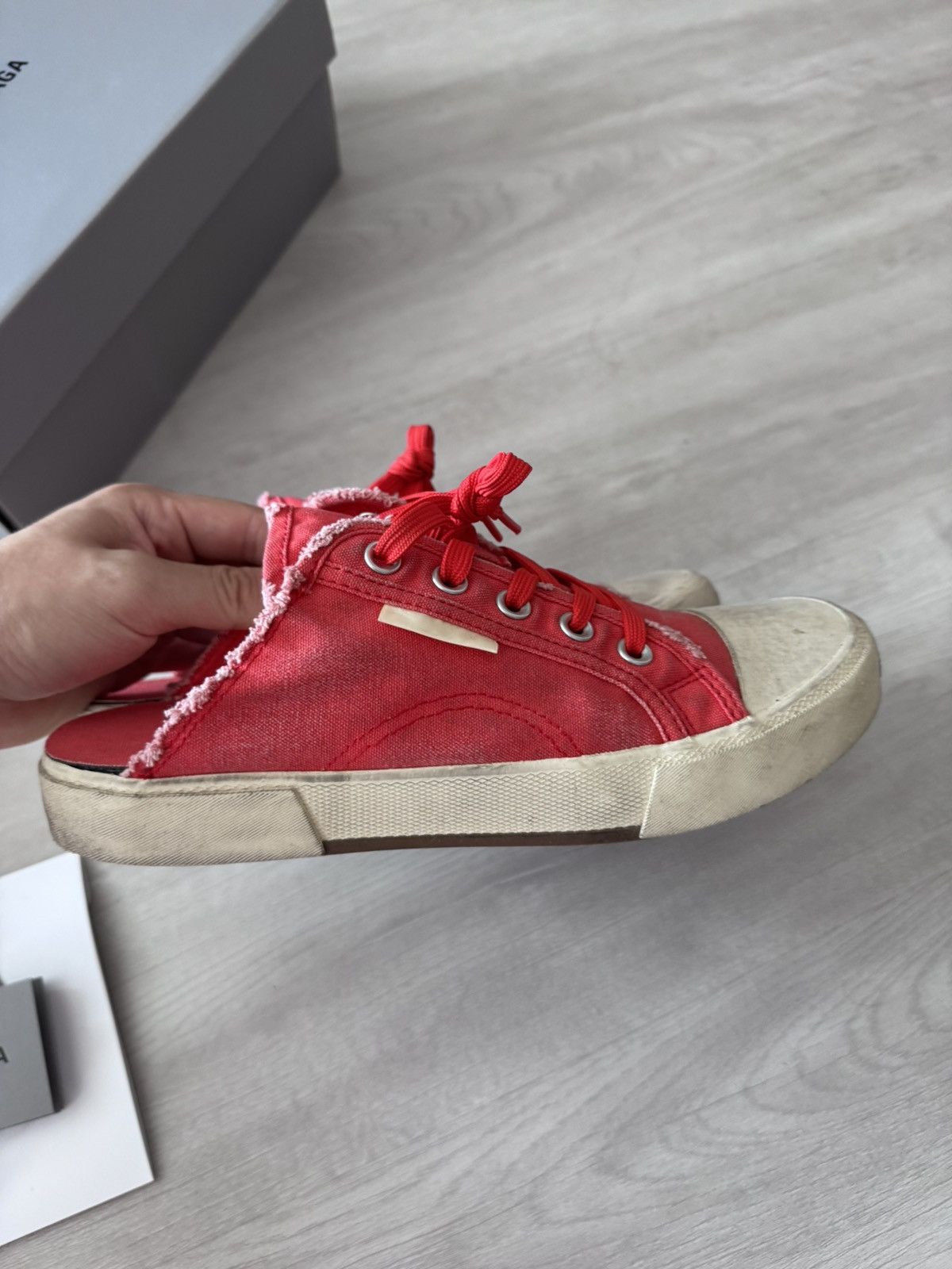 Balenciaga PARIS SLIP ON MULE Size US 7 / EU 40 - 4 Thumbnail