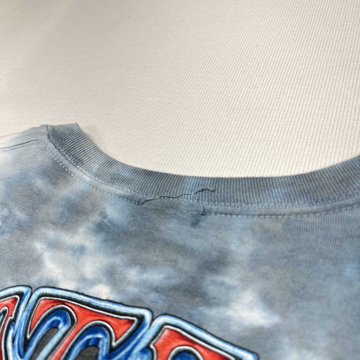 Band Tees × Grateful Dead × Vintage VTG Grateful Dead Tee Shirt Blue Melt Your Face Tye Dye GDP Size US L / EU 52-54 / 3 - 19 Thumbnail