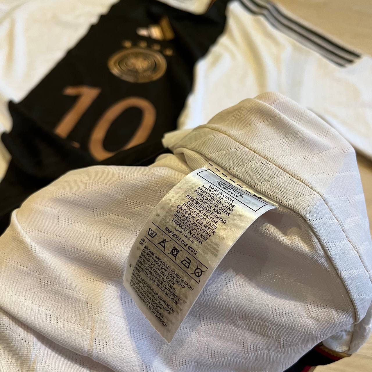 Adidas GERMANY ADIDAS 2022 WORLD CUP PLAYER ISSUE HOME JERSEY Size US L / EU 52-54 / 3 - 9 Thumbnail