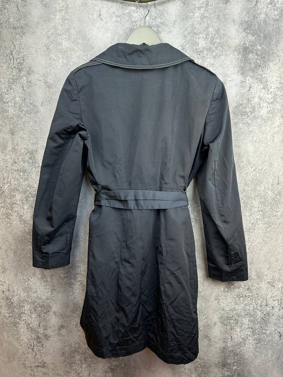 Weekend Max Mara Weekend Max Mara Navy Double-Breasted Trench Coat Lining Size M / US 6-8 / IT 42-44 - 2 Thumbnail