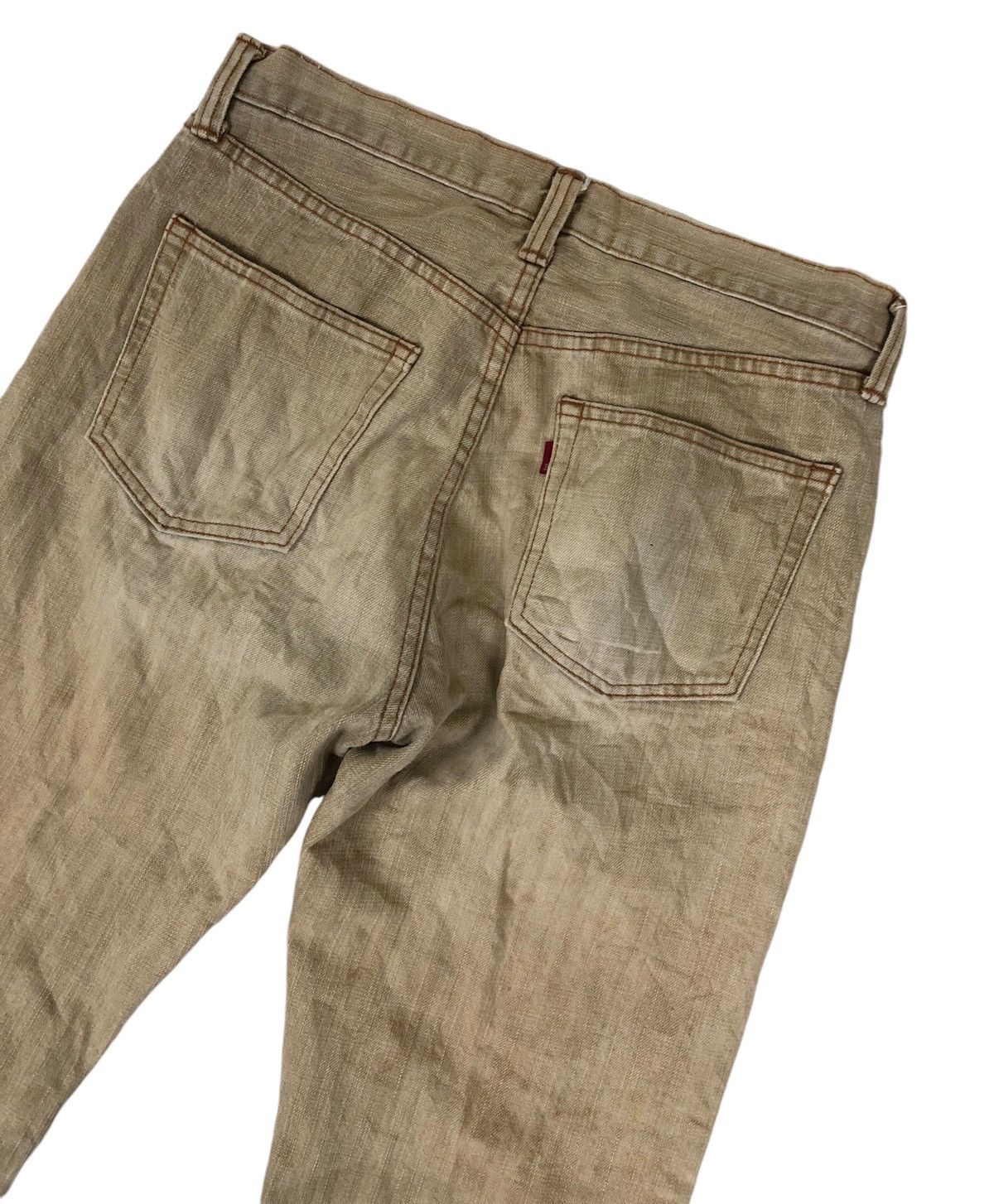 Eternal × Japanese Brand Eternal Distress Ripped Dirty Patina Denim Jeans Size US 31 - 11 Thumbnail