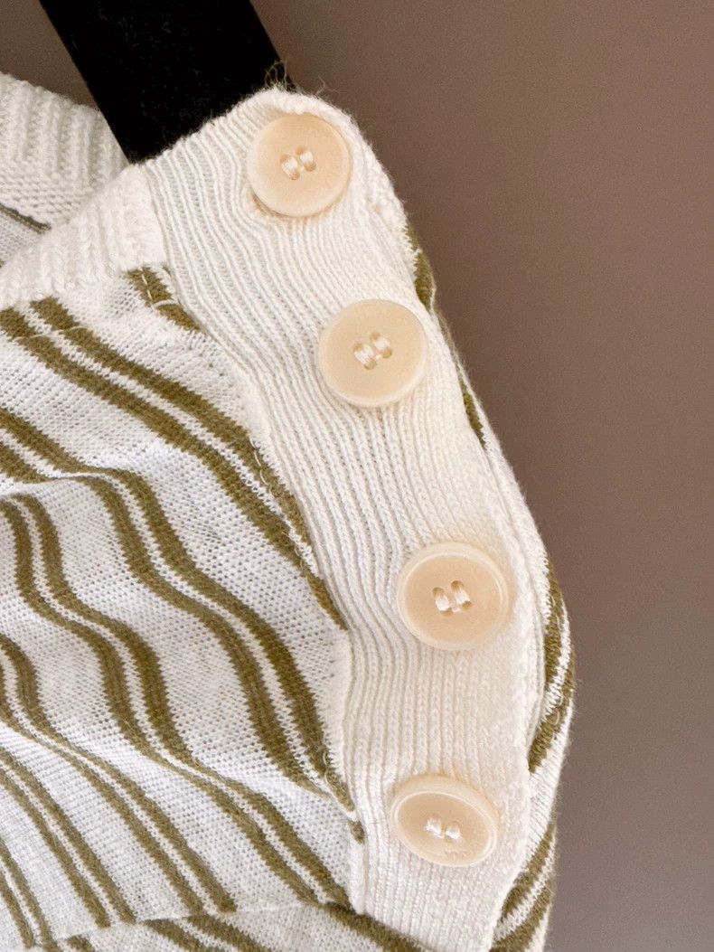 Loro Piana LORO PIANA Stripe linen knit long sleeves Size L / US 10 / IT 46 - 2 Thumbnail