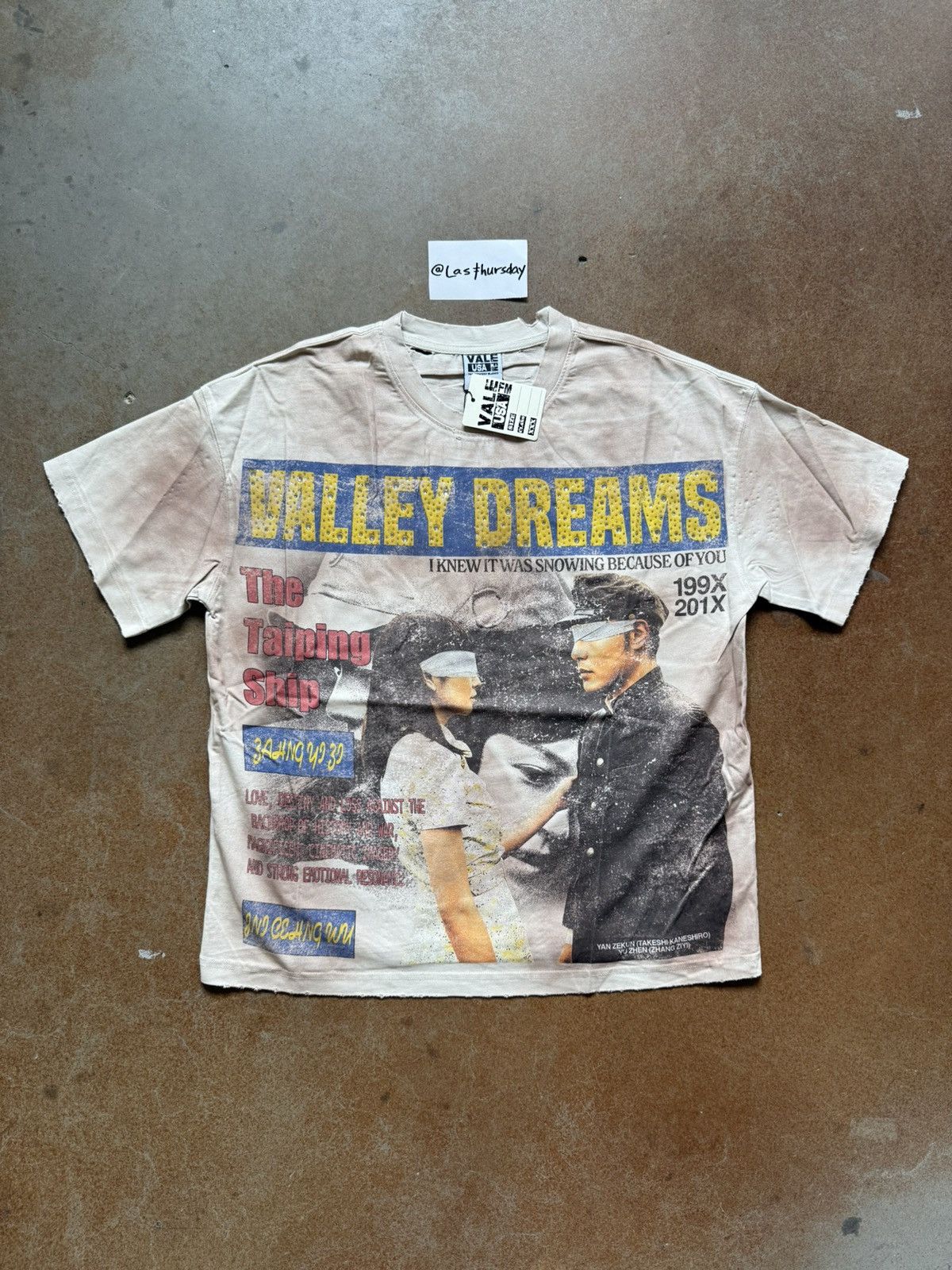 Vale Vale Forever The Cross Bling Tee Bone Small Size US S / EU 44-46 / 1 - 1 Thumbnail