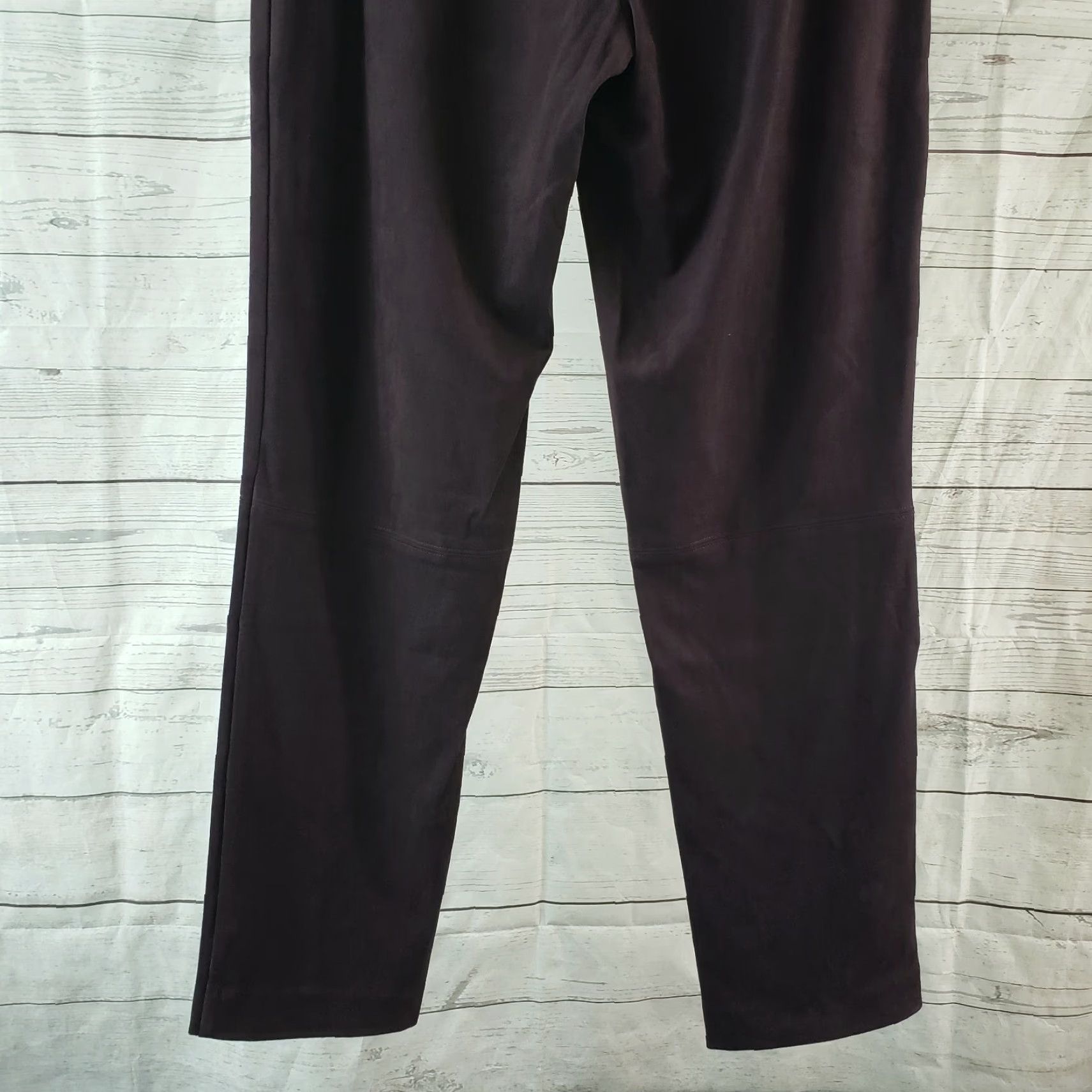Vintage J Jill Wearever Collection Womens Faux Suede Pants Sz Small Purple Pull On Size 28" / US 6 / IT 42 - 5 Thumbnail