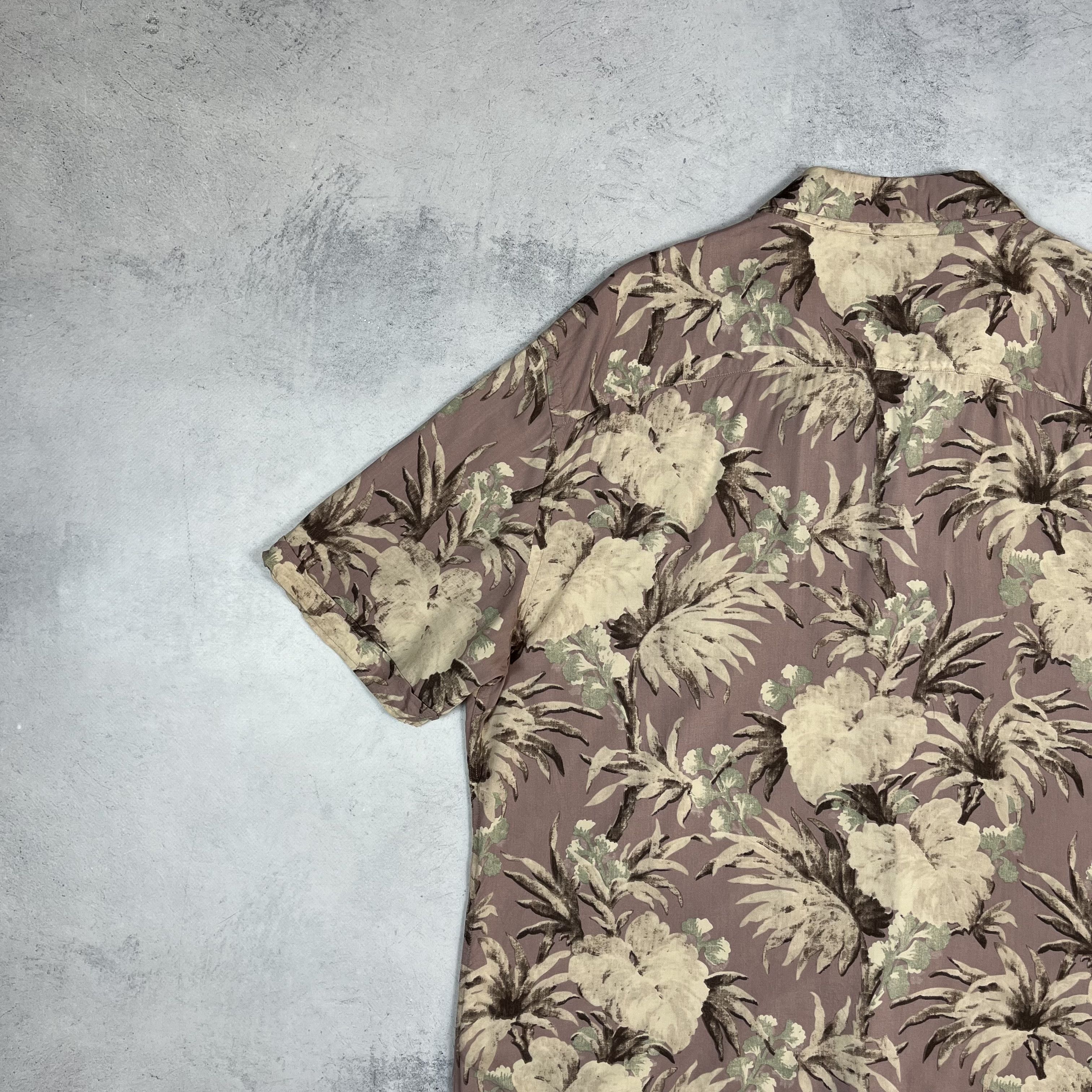 Allsaints AllSaints Laysan Short Sleeve Hawaii Button Up Shirt Size US XL / EU 56 / 4 - 20 Thumbnail