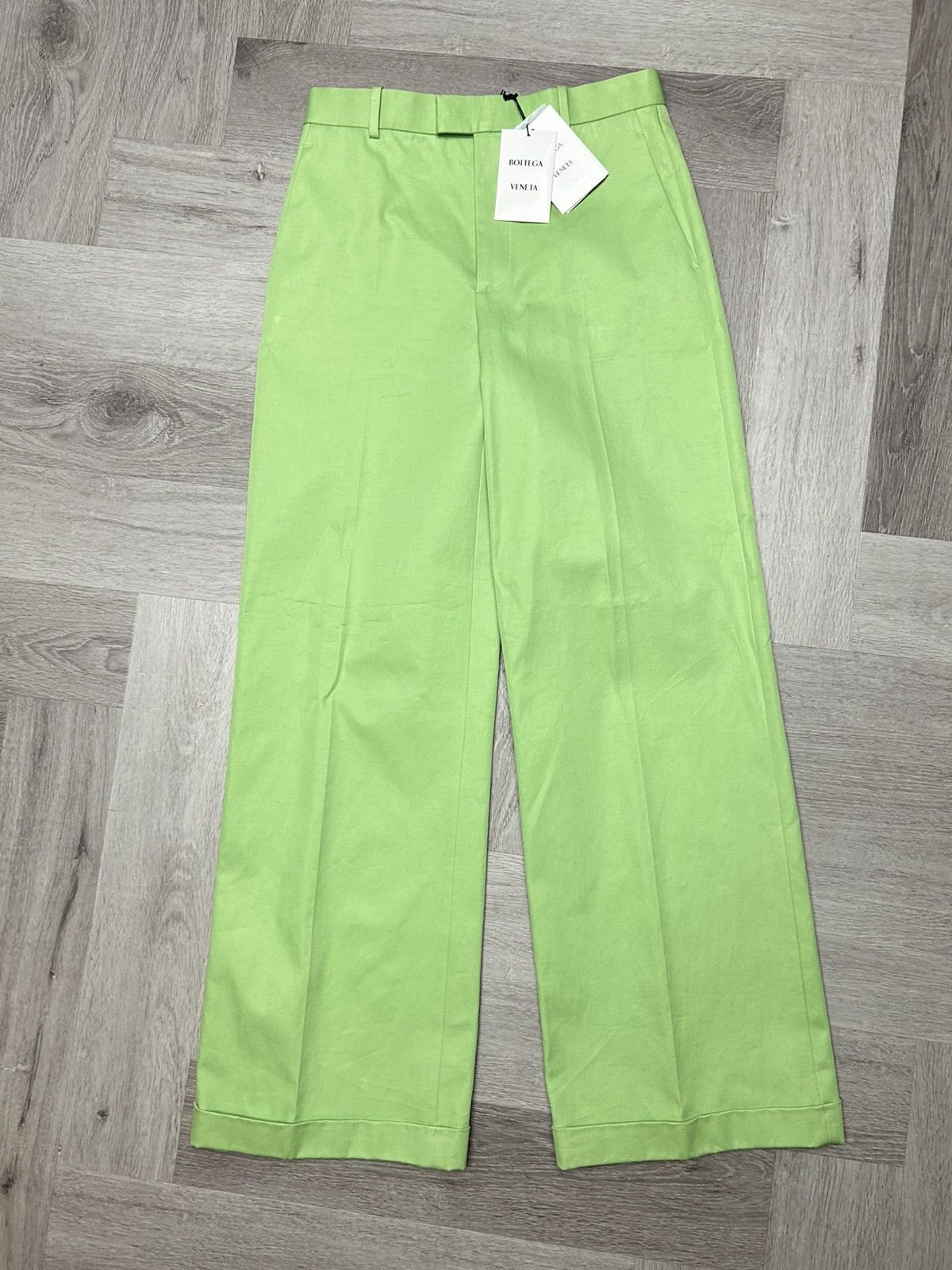 Bottega Veneta NWT! Straight Leg Cotton Twill Trousers Size US 30 / EU 46 - 1 Thumbnail