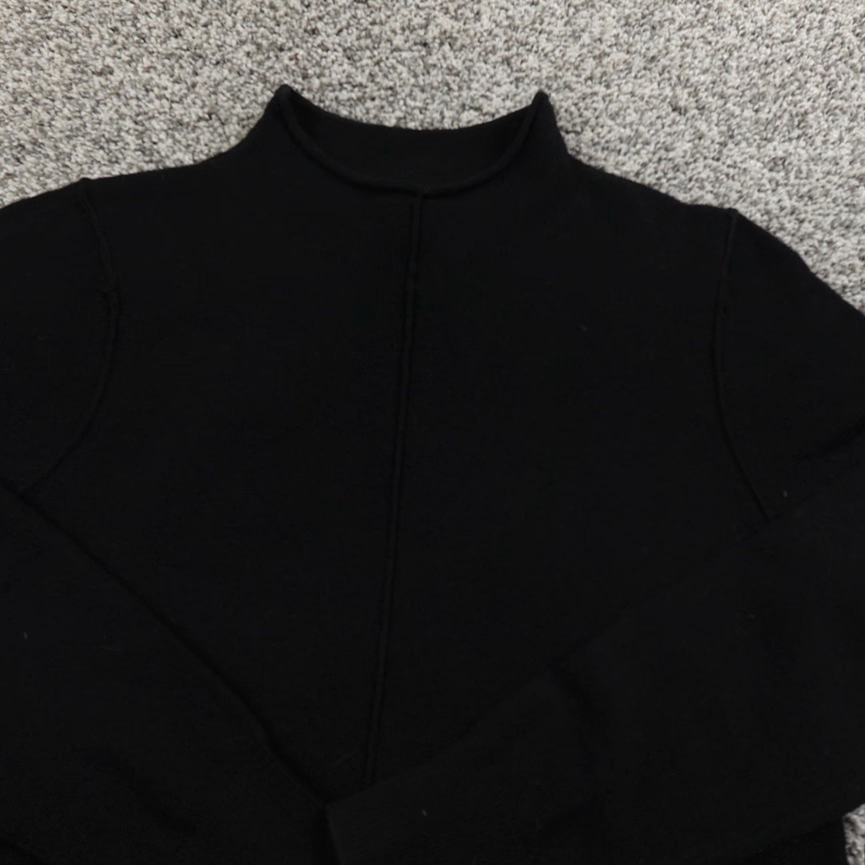 Banana Republic Banana Republic Sweater Womens XS Petite Black Roll Neck Pullover Knit Wool Cashmere Mock Neck Long Sleeve Pullover Women XS Black 90s? Size XS / US 0-2 / IT 36-38 - 3 Thumbnail