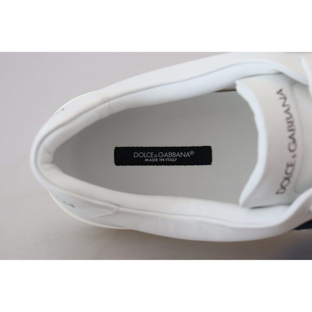Dolce & Gabbana Dolce & Gabbana Elegant White Leather Men's Sneakers Size US 6 / EU 39 - 8 Thumbnail