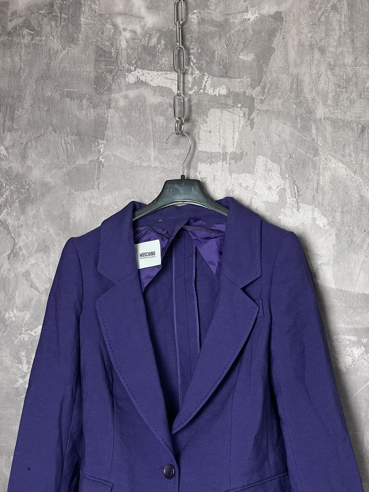 Moschino × Vintage Women's MOSCHINO CHEAP AND CHIC Blazer Jacket Size M / US 6-8 / IT 42-44 - 2 Thumbnail
