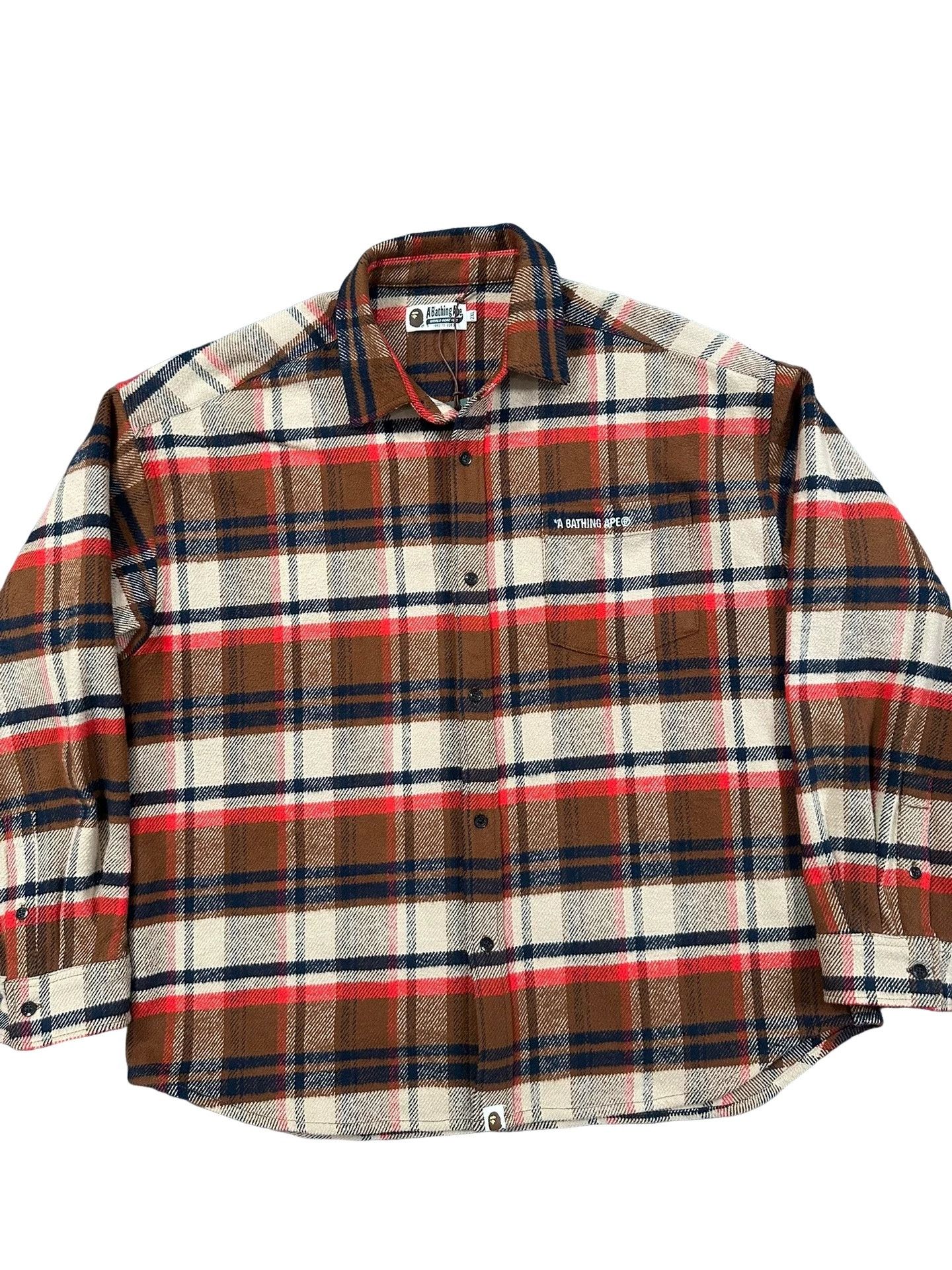 Bape A Bathing Ape Plaid Shirt 2XL Size US XXL / EU 58 / 5 - 1 Thumbnail