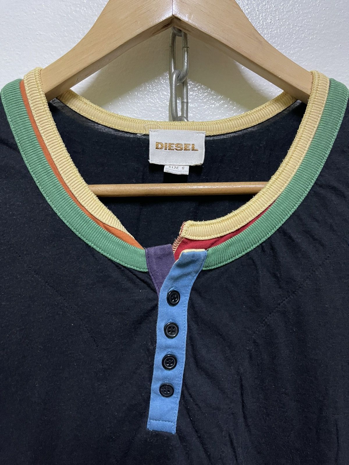 Diesel Diesel Long Sleeve Double Layer Button T Shirt Size US S / EU 44-46 / 1 - 4 Thumbnail
