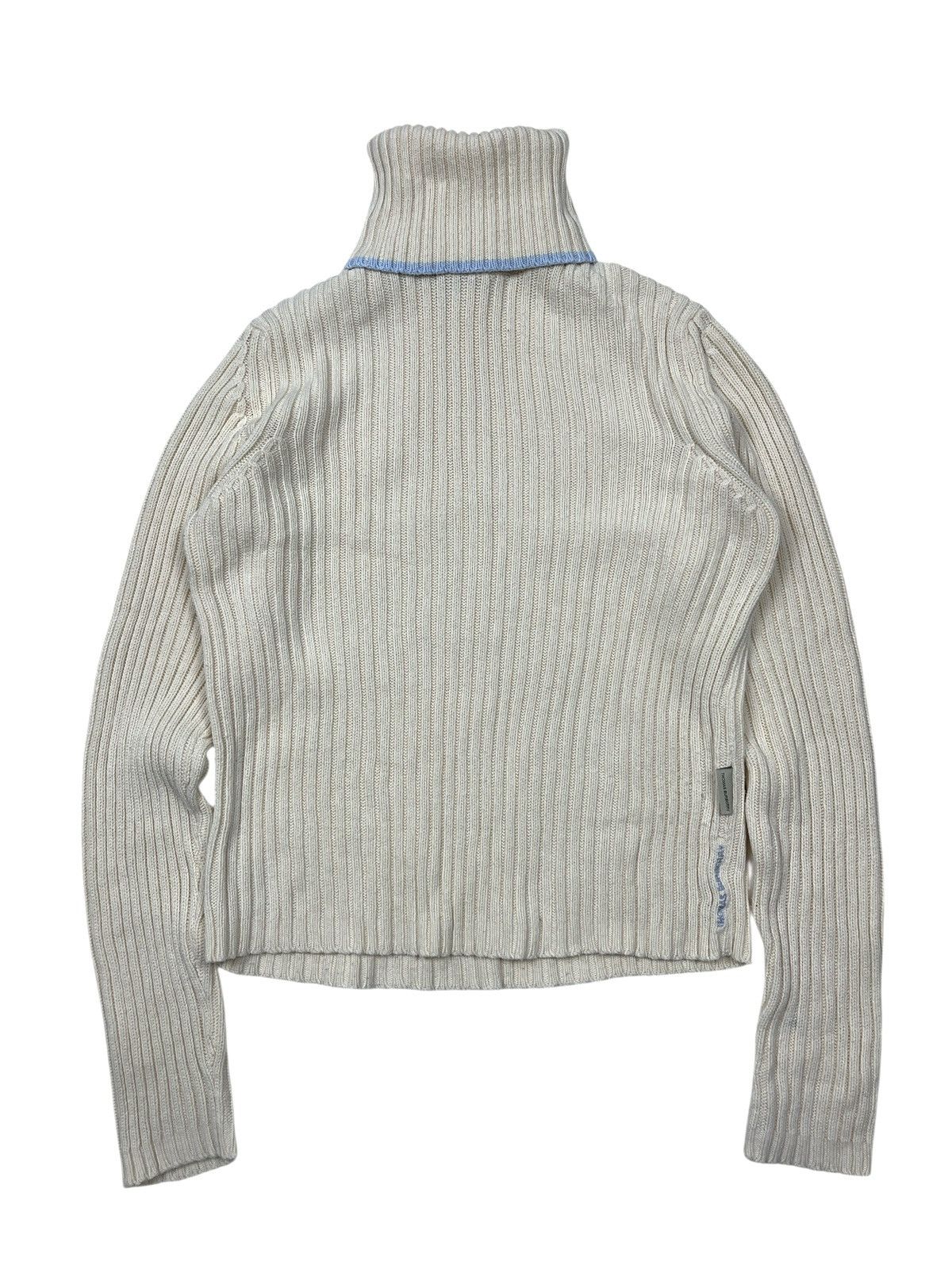Burberry × Vintage Vintage Thomas Burberry Turtle Neck Ribbed Sweater Size S / US 4 / IT 40 - 1 Thumbnail