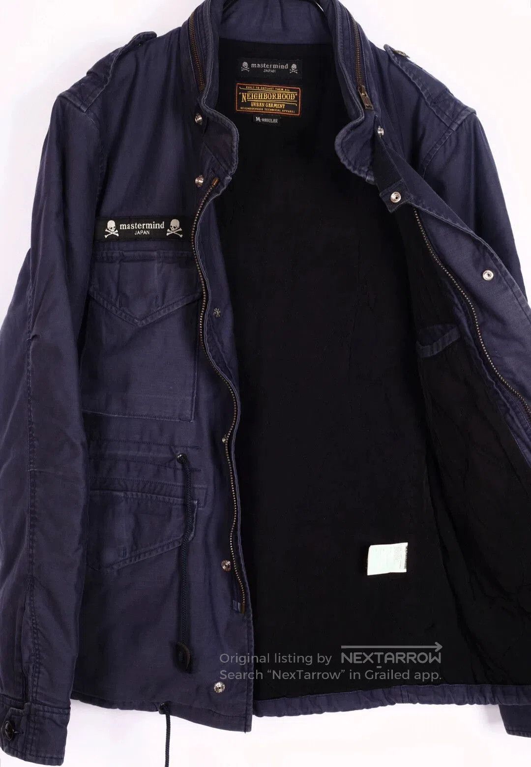 Mastermind Japan Blue Cargo Jacket with Pockets - Size M. Size US M / EU 48-50 / 2 - 2 Thumbnail