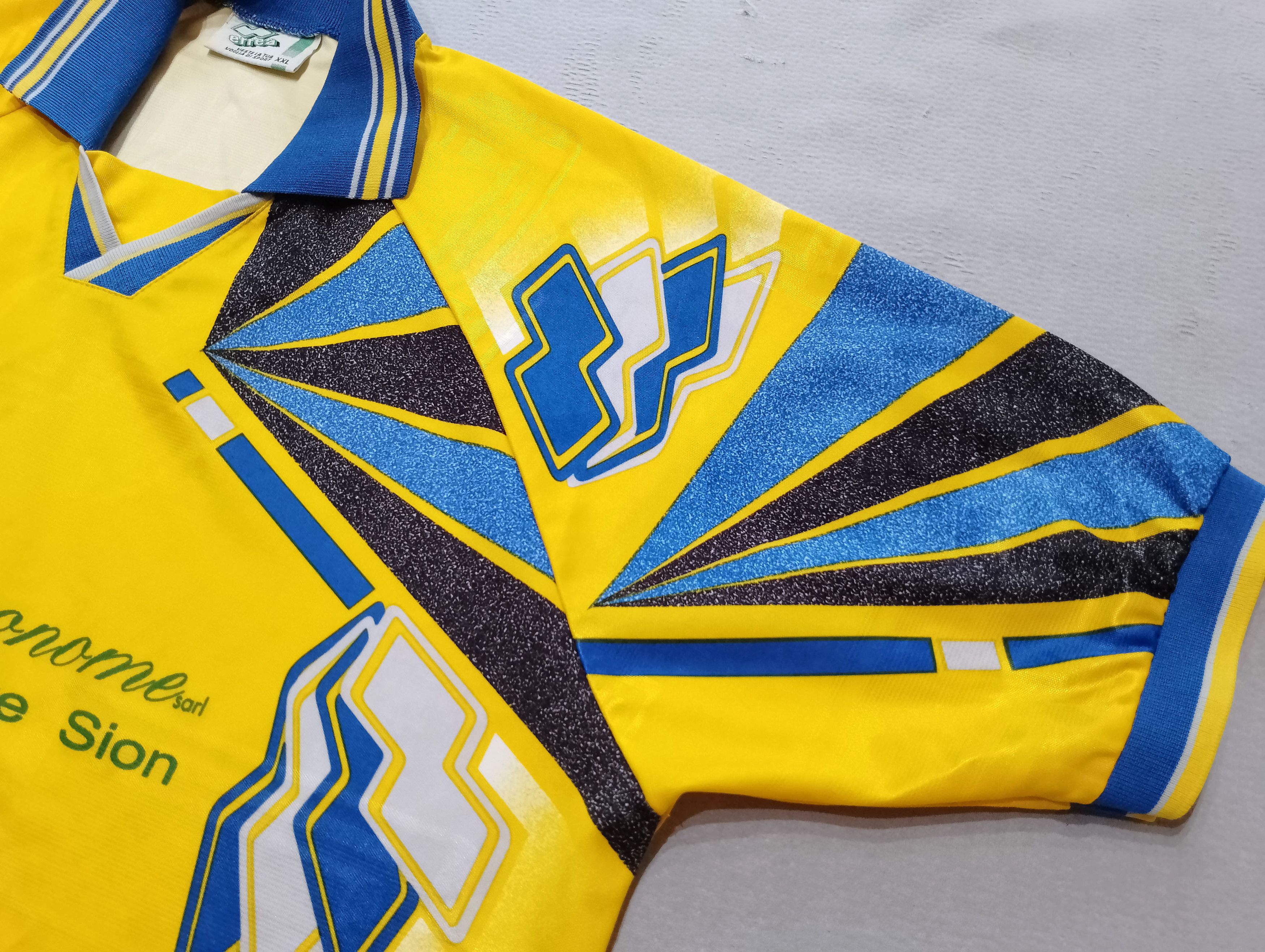 Errea 1990s Away Football Shirt Erreà Jersey #7 Retro Soccer Top Size US XXL / EU 58 / 5 - 5 Thumbnail