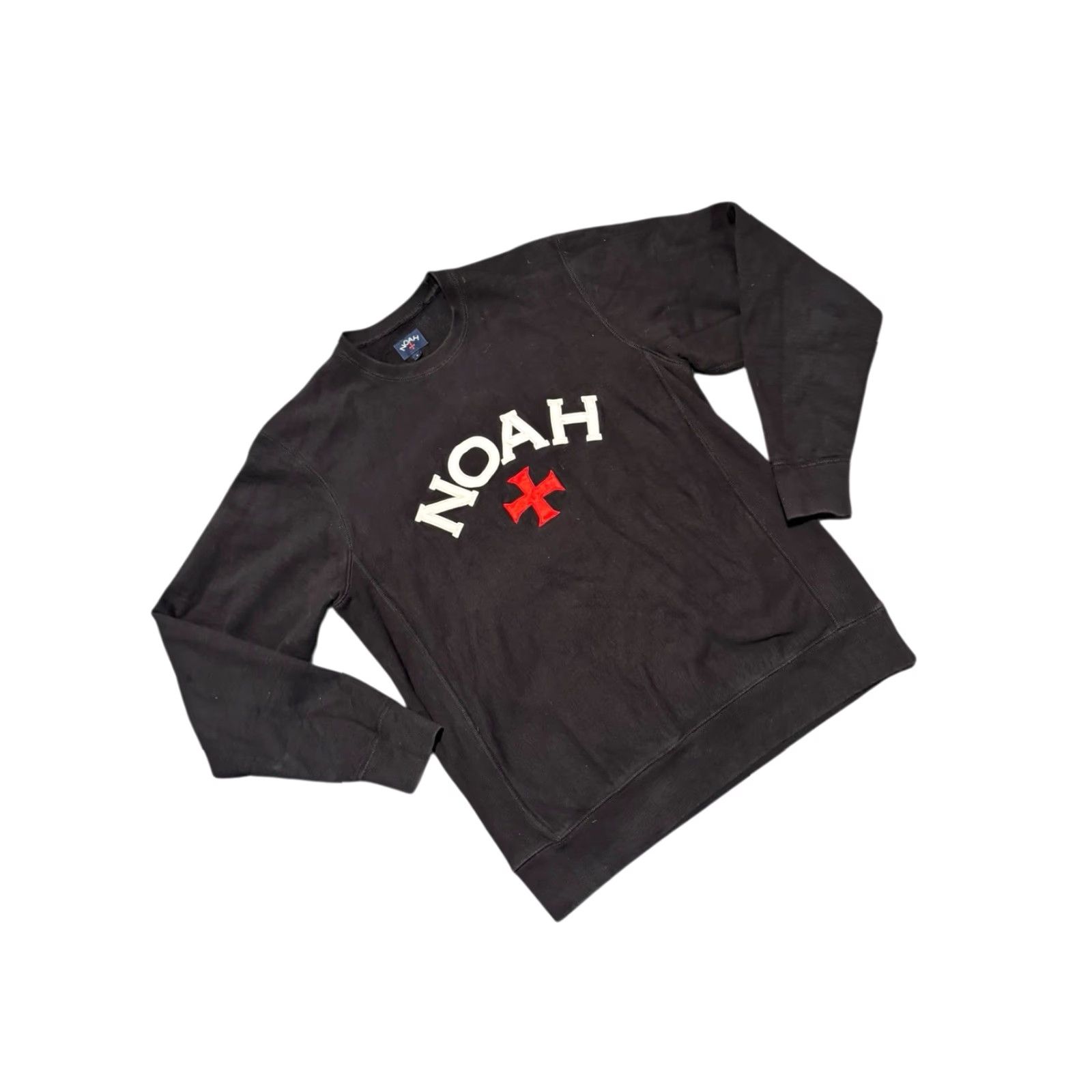 Noah NOAH NYC Sweatshirt Mens Black Large Graphic Print Logo Crew Neck Fleece Size US S / EU 44-46 / 1 - 3 Thumbnail