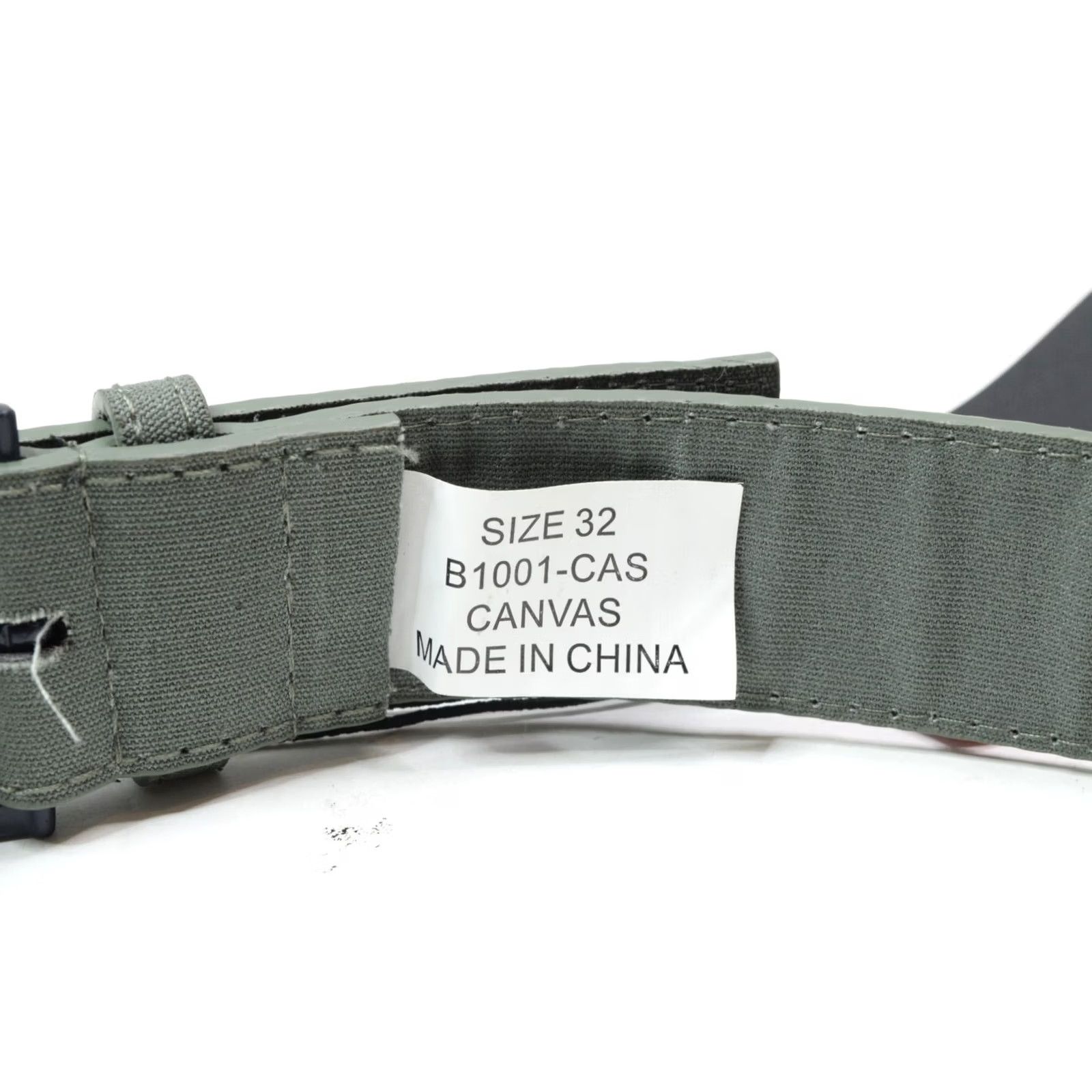 Vintage Short Par 4 Canvas Golf Belt Slate Green Rigid Mens 32 Green Belt Golf Belt Men 32 Slim? Size US 32 / EU 48 - 4 Thumbnail