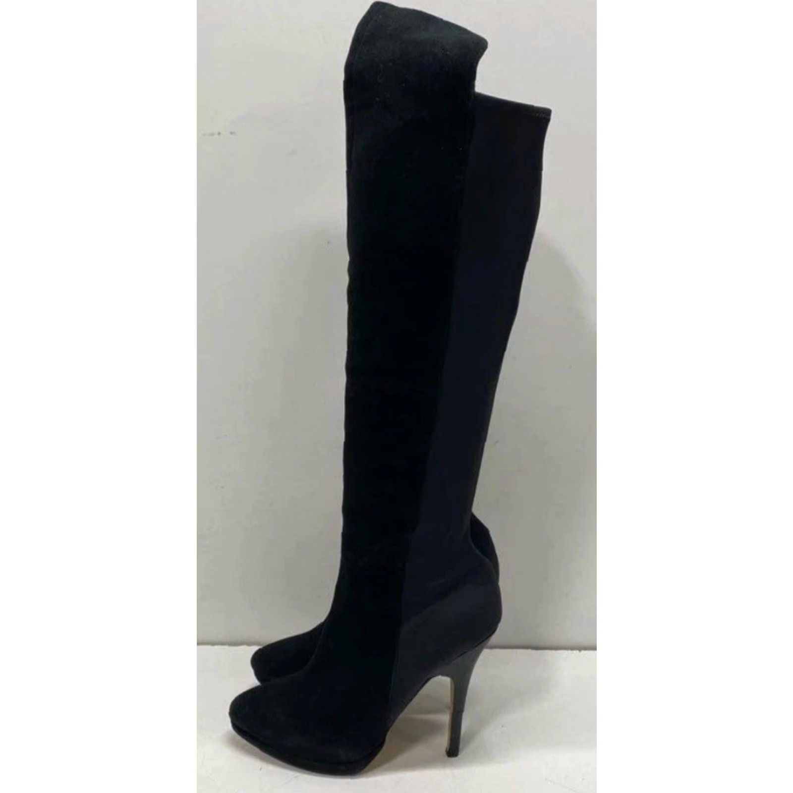 Betsey Johnson Betsey Johnson Boots WOMEN Calf High Heels Leather Black 7M Size US 7 / IT 37 - 3 Thumbnail