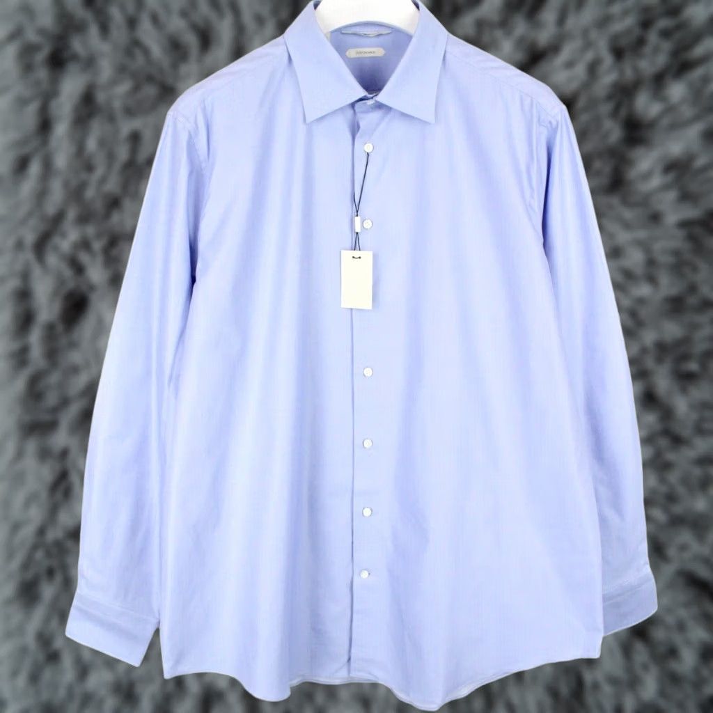 Suitsupply SUITSUPPLY Custom Made Regular Fit Formal Shirt Button-Up Blue 45 / 17 3/4 Mens Dress Shirt Size 48R - 1 Thumbnail