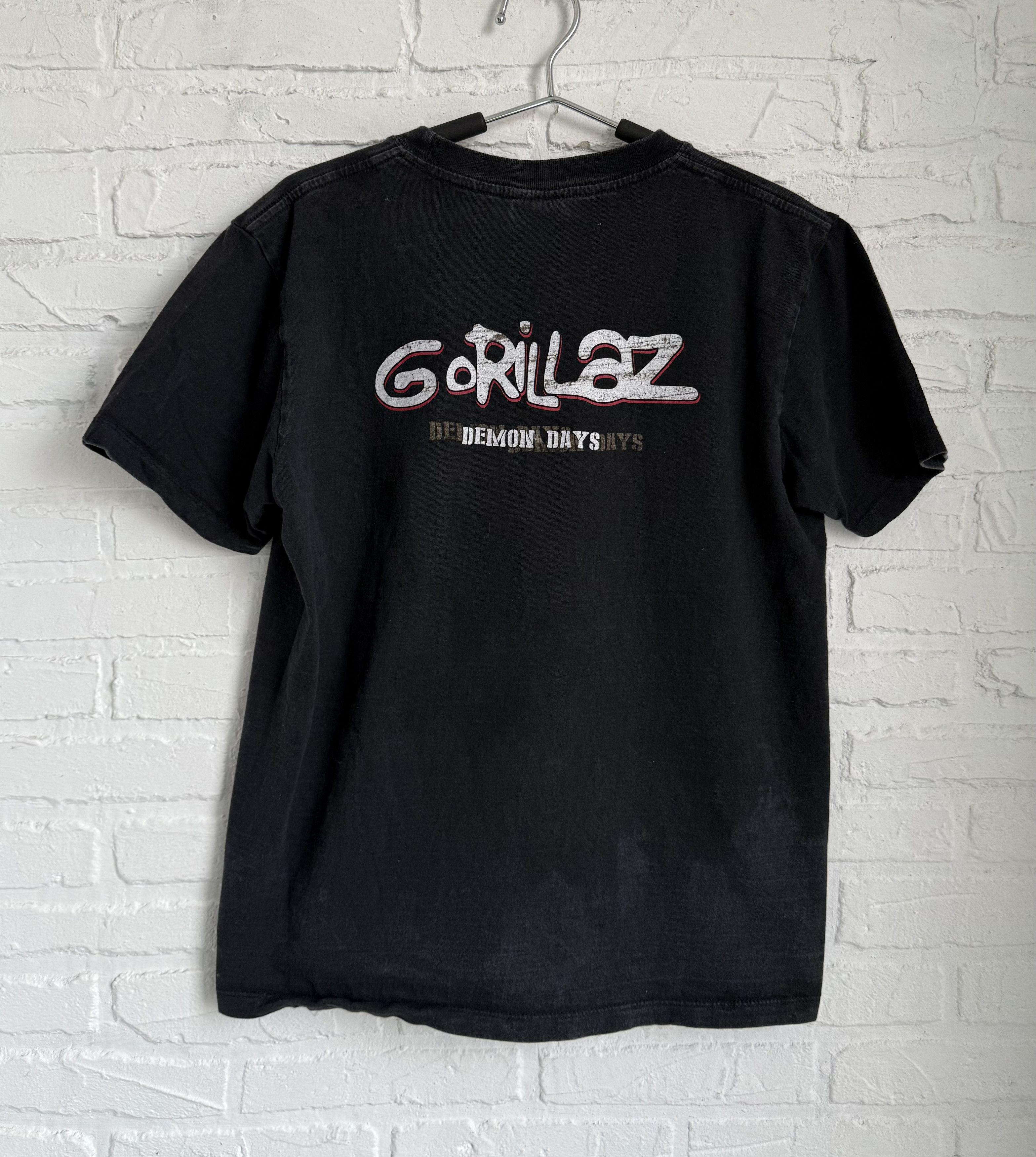 Band Tees × Vintage Vintage 2005 Gorillaz Demon Days t-shirt Size US M / EU 48-50 / 2 - 4 Thumbnail
