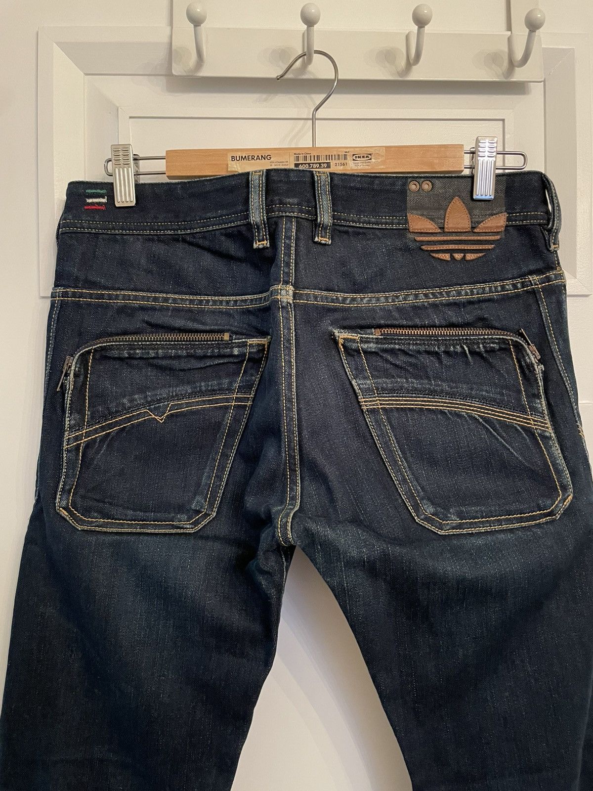 Diesel Diesel x Adidas ADI-POIAK wash navy jeans Size US 28 / EU 44 - 4 Thumbnail