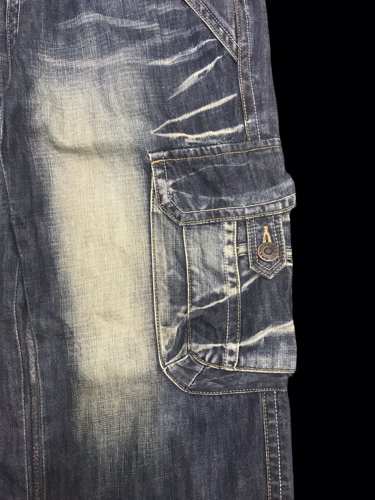 Other 💥LOOSE💥VERY RARE BRENTANO 3D POCKET LOOSE CARGO DENIM F356 Size US 31 - 5 Thumbnail