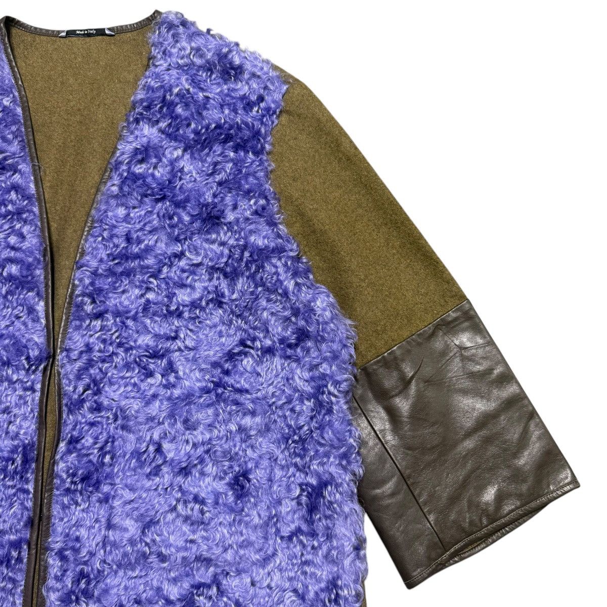 Maison Margiela Luxurios Pieces Maison Margiela Leather Sleeve Coat Size XS / US 0-2 / IT 36-38 - 5 Thumbnail
