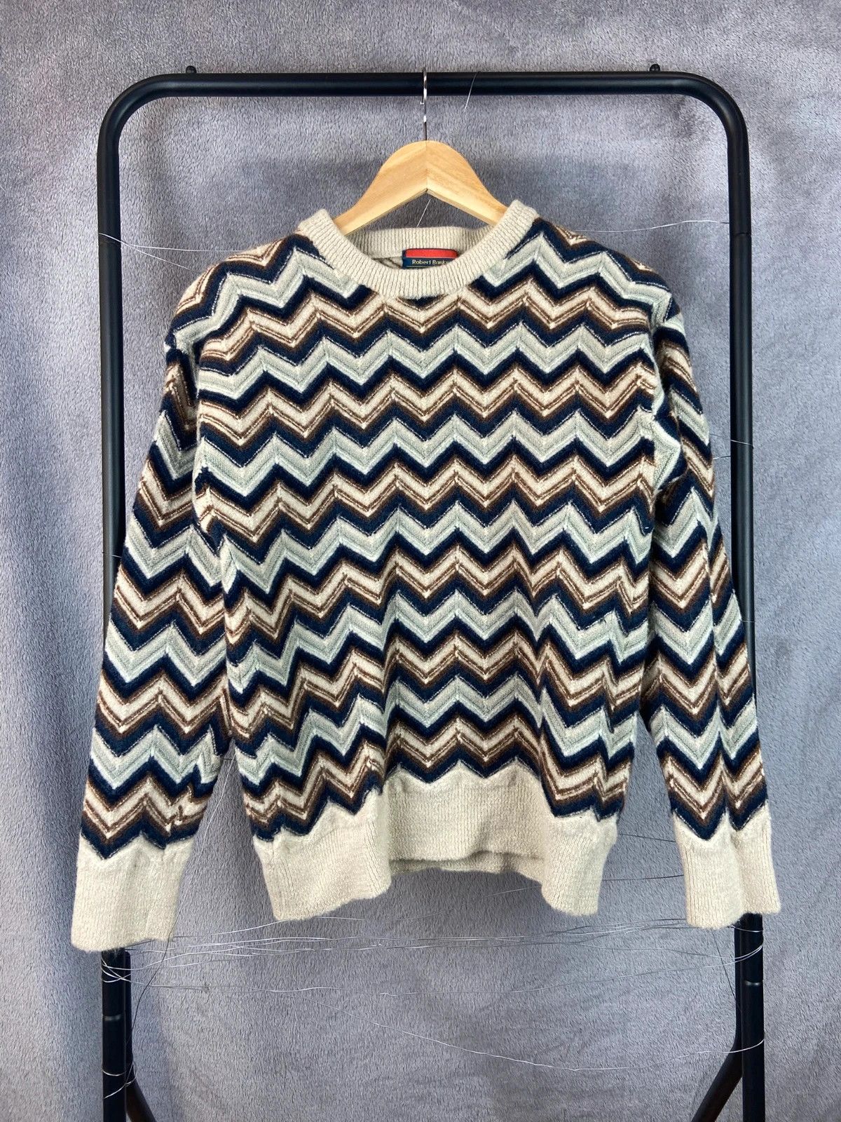 Other Sweater Robert Banks Vintage Y2K Streetwear High End Striped Size US M / EU 48-50 / 2 - 1 Thumbnail