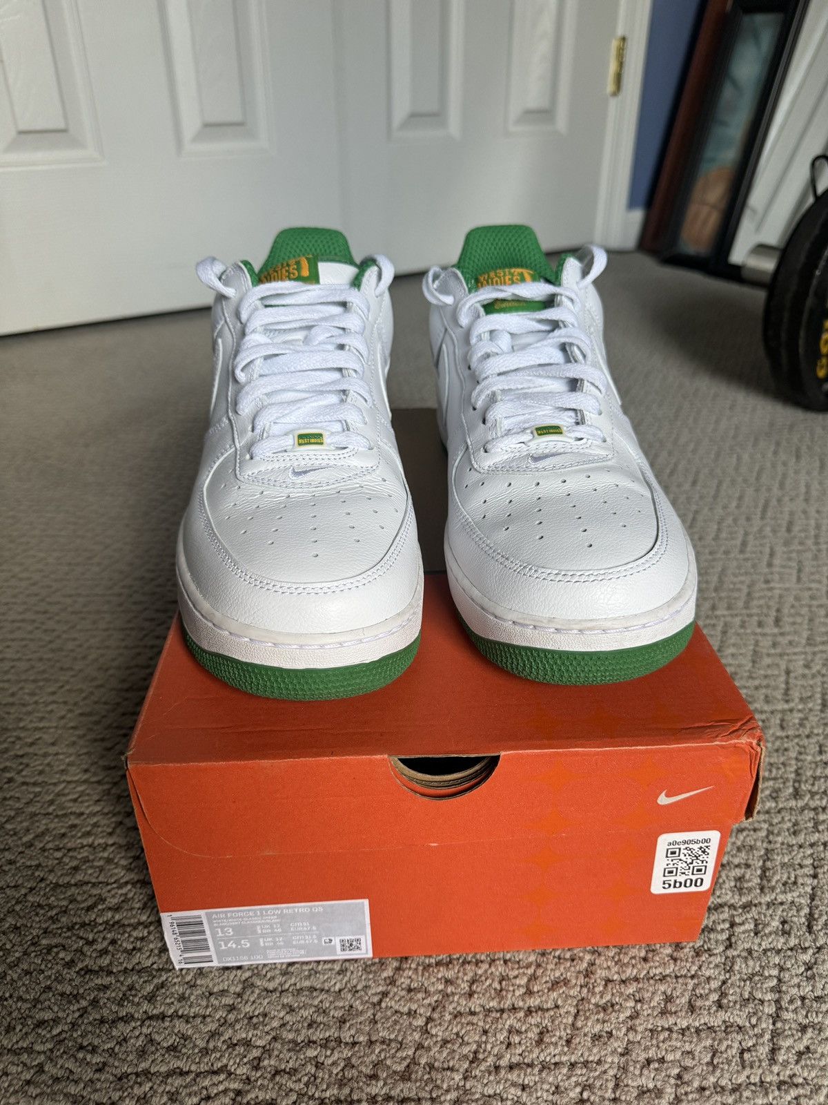 Nike Air Force 1 x West Indies Size US 13 / EU 46 - 4 Thumbnail